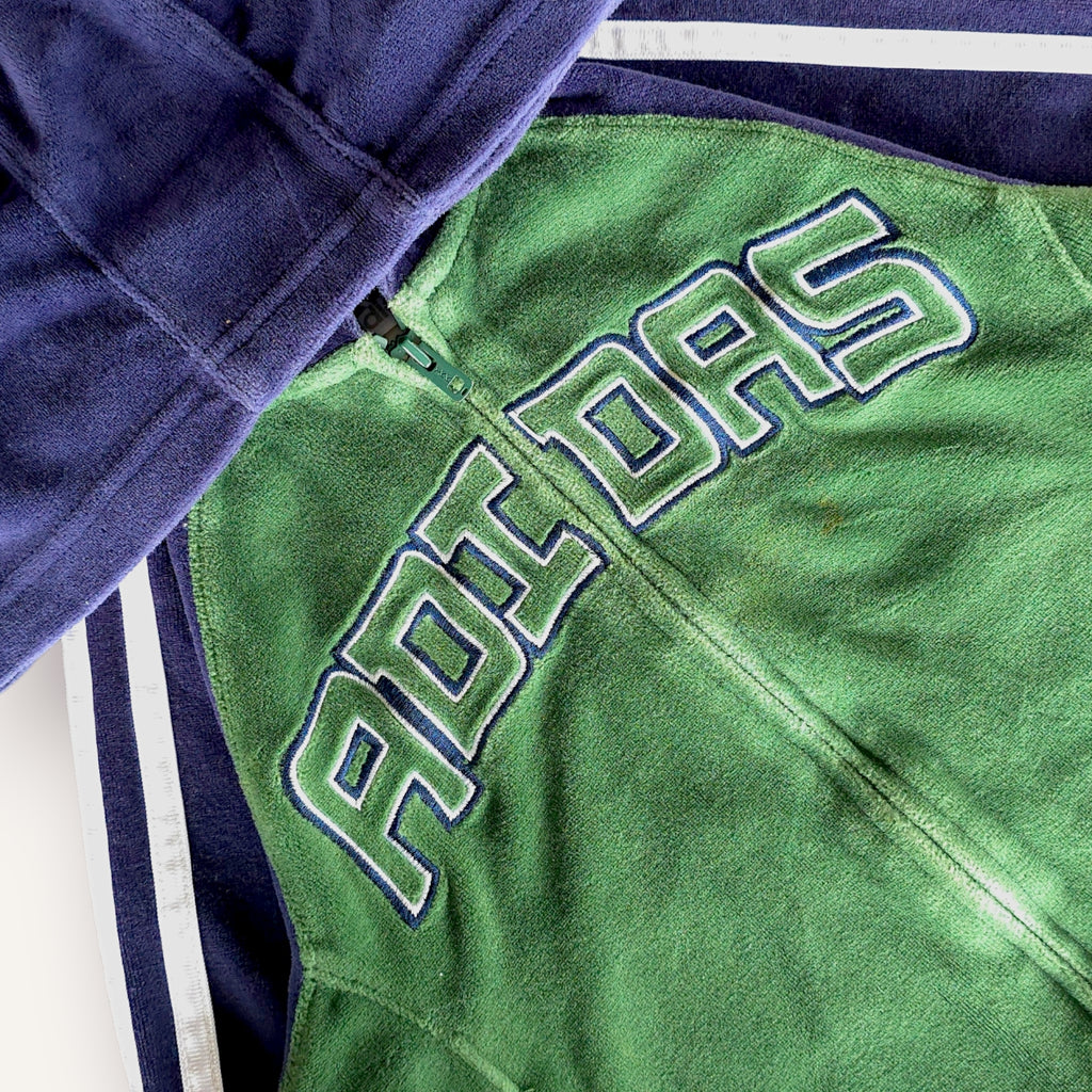 Adidas Velour Zippy Hoodie (3T)