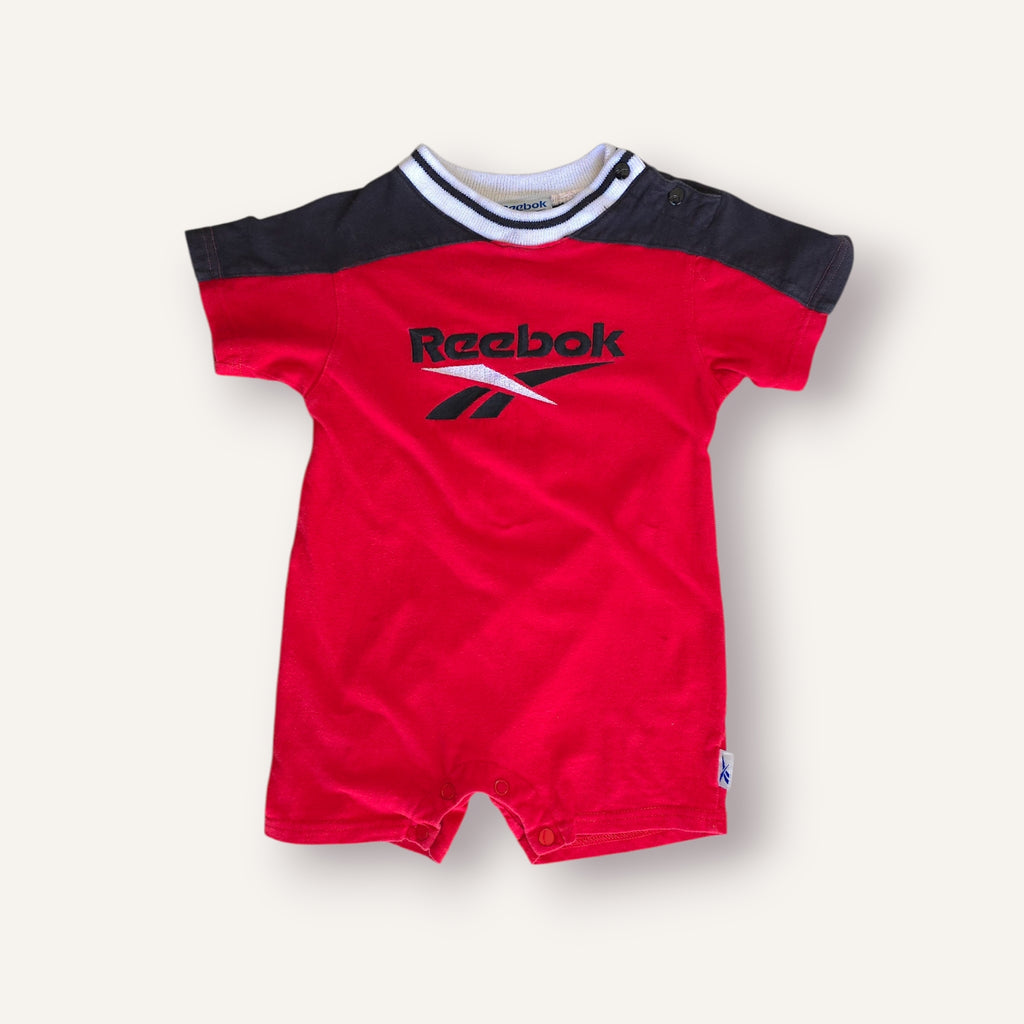 Vintage Reebok Red Romper (2T)
