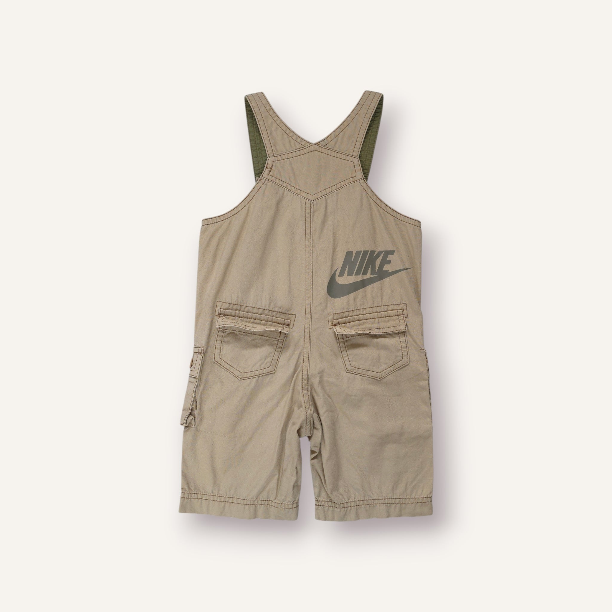 Y2K Khaki Nike Cargo Overalls (2T)