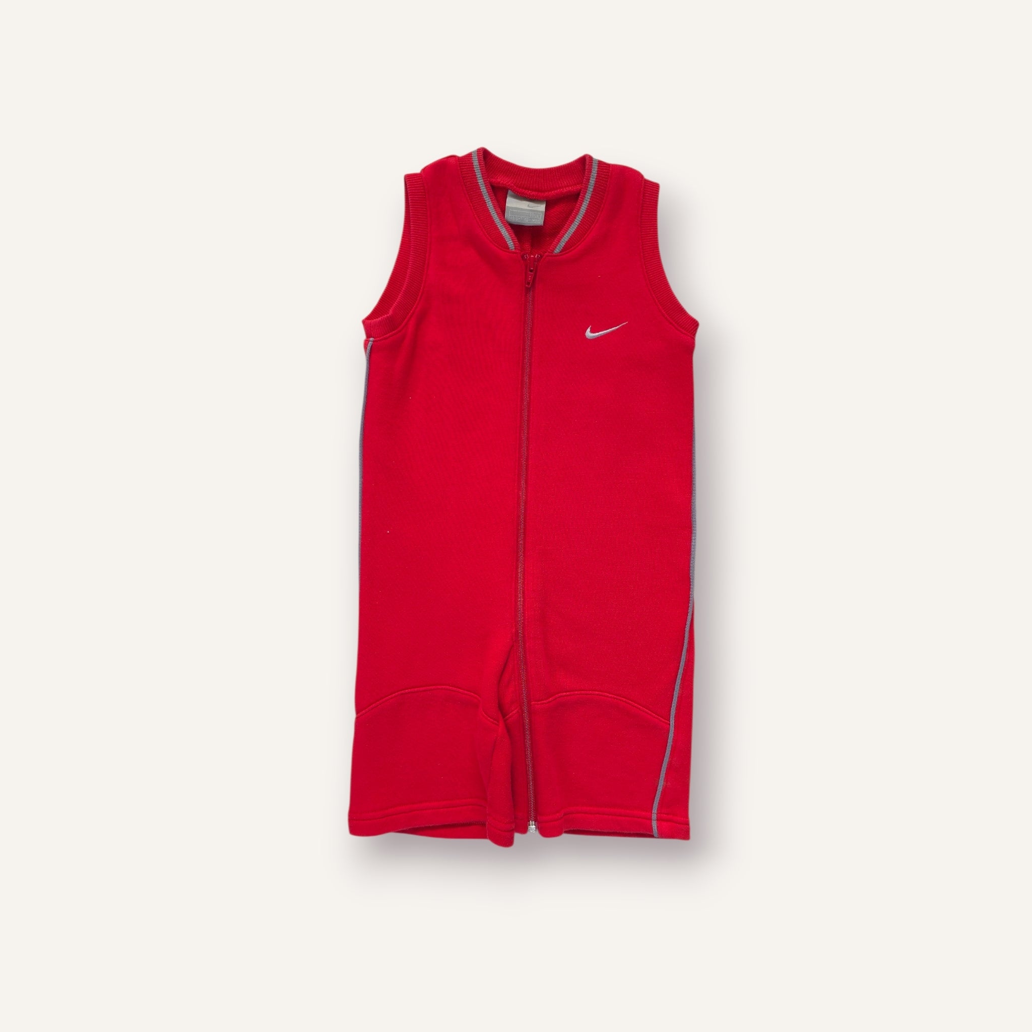 Y2K Red Nike Romper (2T)