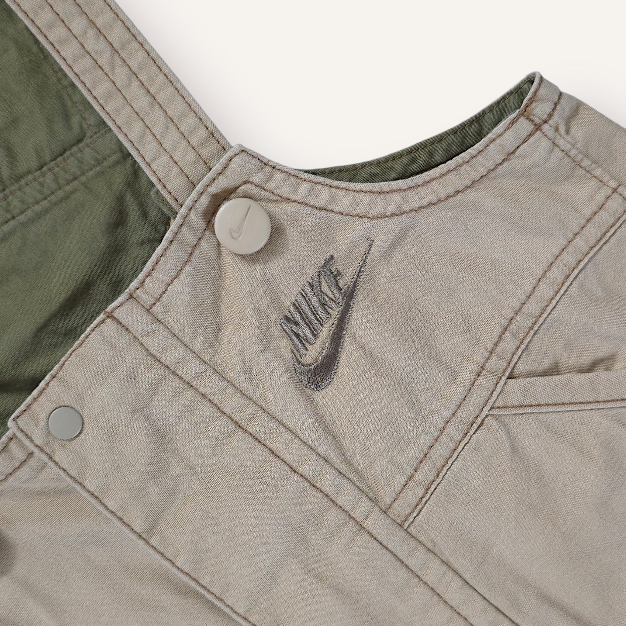Y2K Khaki Nike Cargo Overalls (2T)