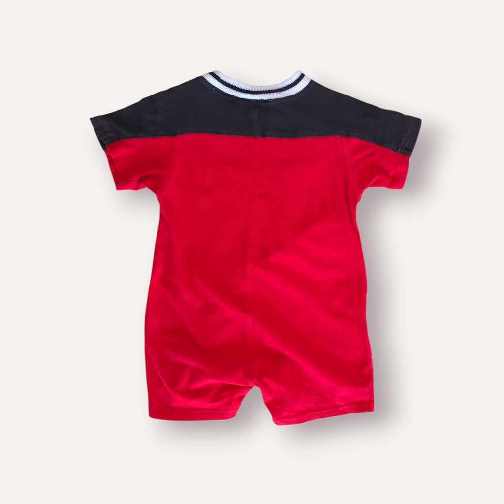 Vintage Reebok Red Romper (2T)