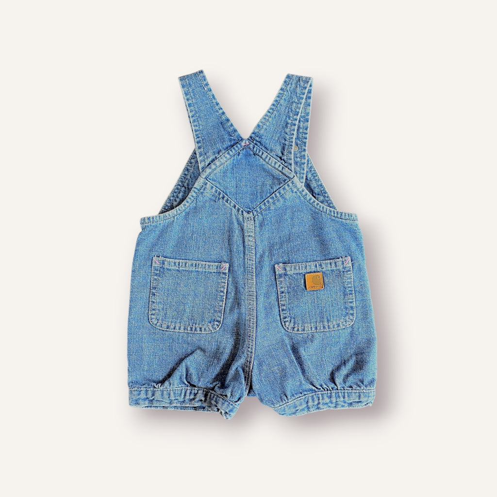 Carhartt Flower Embroided Denim Bubble Shortalls (2T)