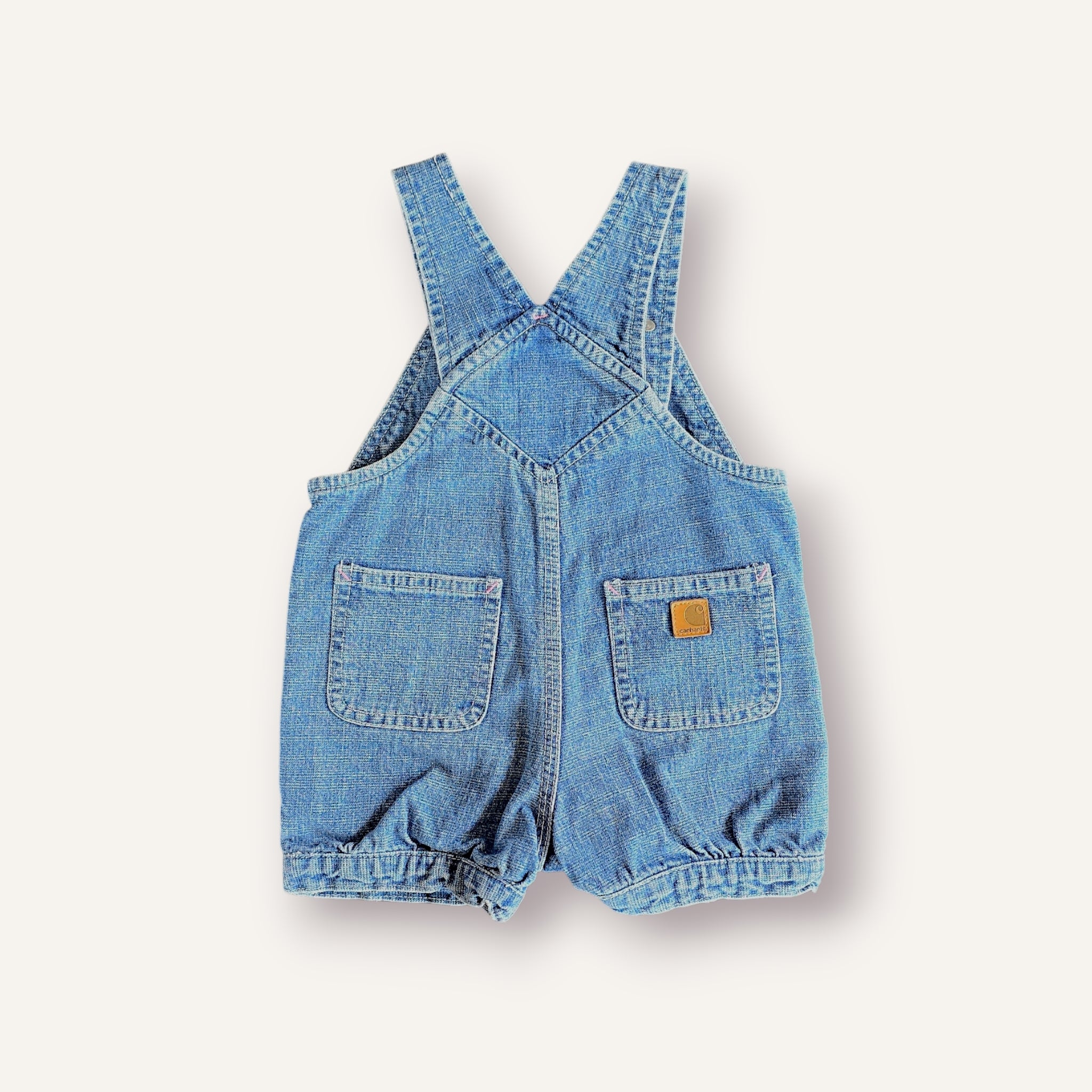 Carhartt Flower Embroided Denim Bubble Shortalls (2T)