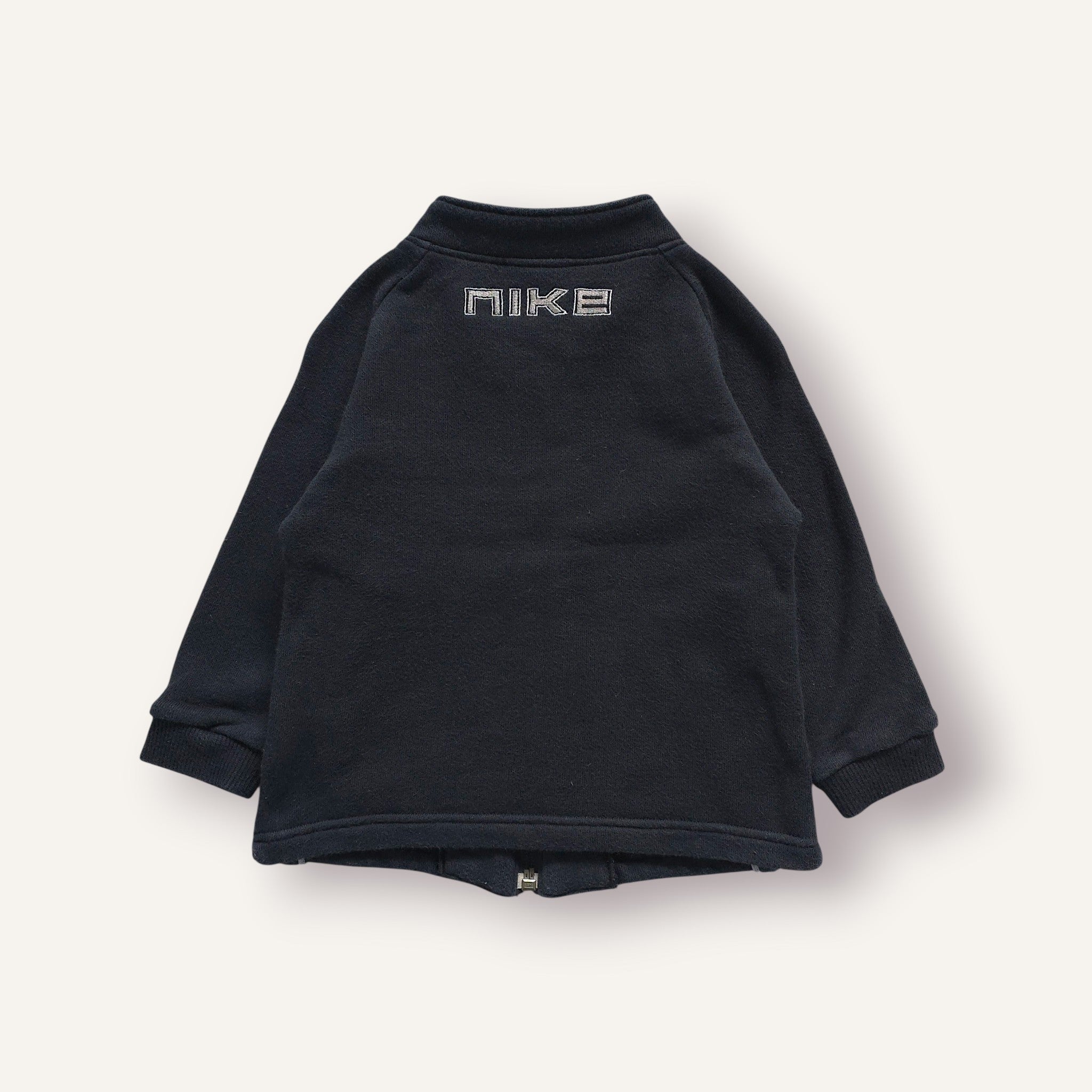 Y2K Nike Black w Silver Detailing Track Jacket (1-2T)