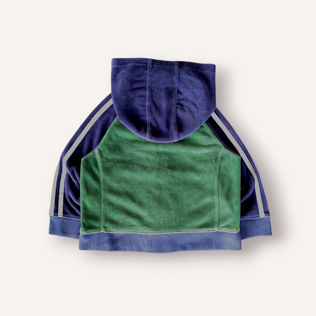 Adidas Velour Zippy Hoodie (3T)