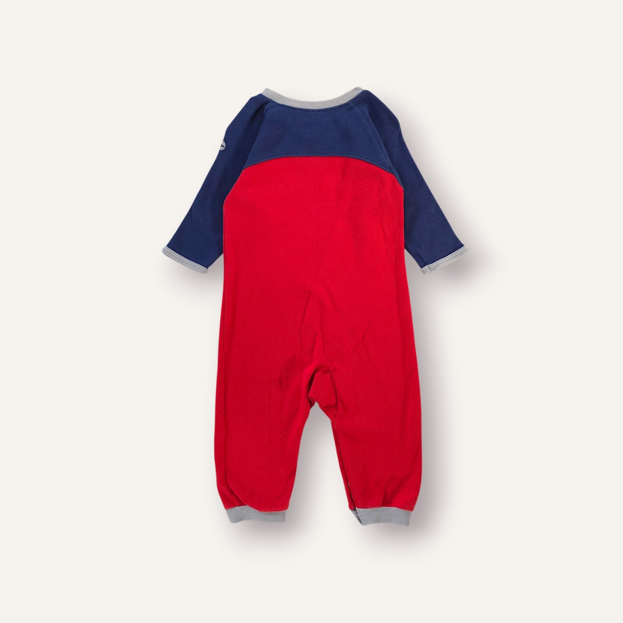 Y2K Nike Red and Navy Romper (1-2T)