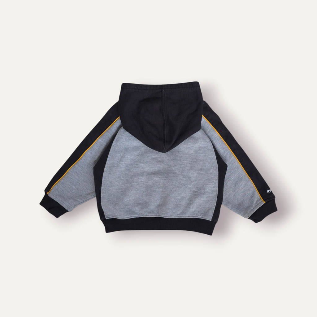 Reebok Grey and Black Steelers Hoodie (18/24M)