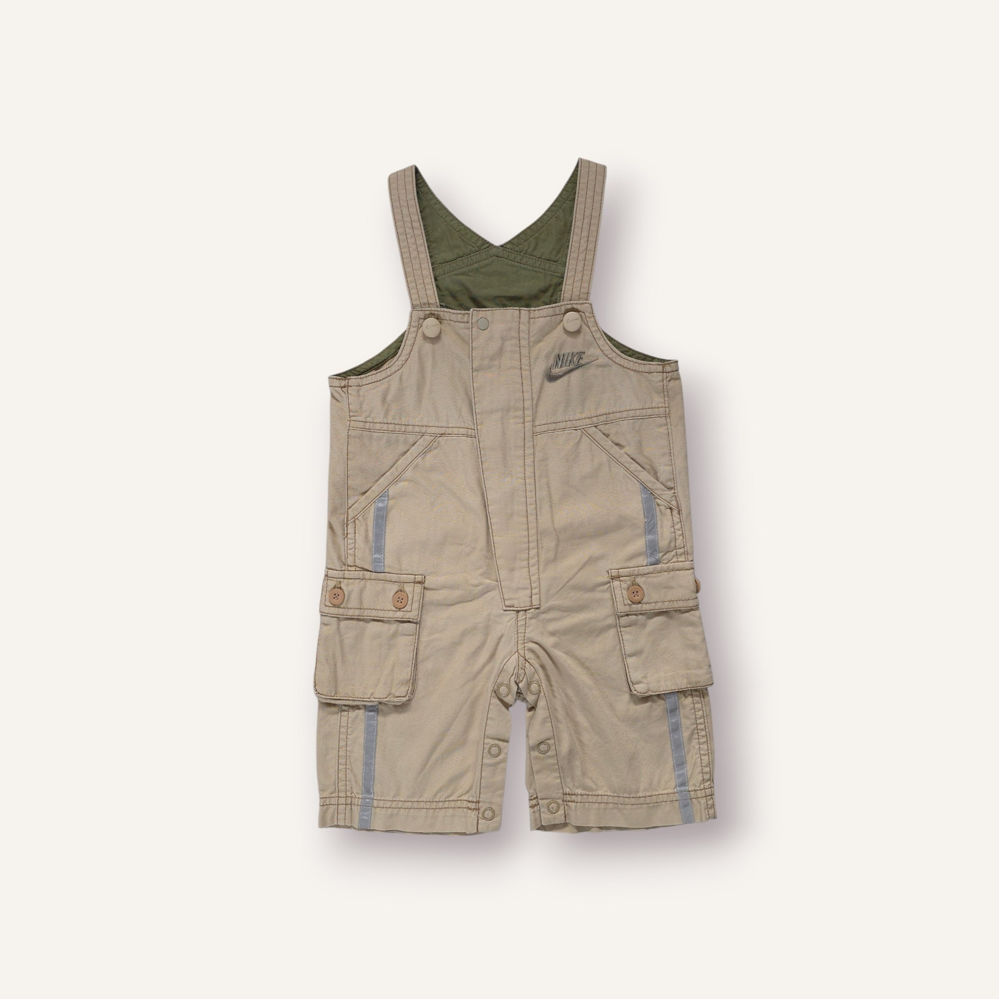 Y2K Khaki Nike Cargo Overalls (2T)