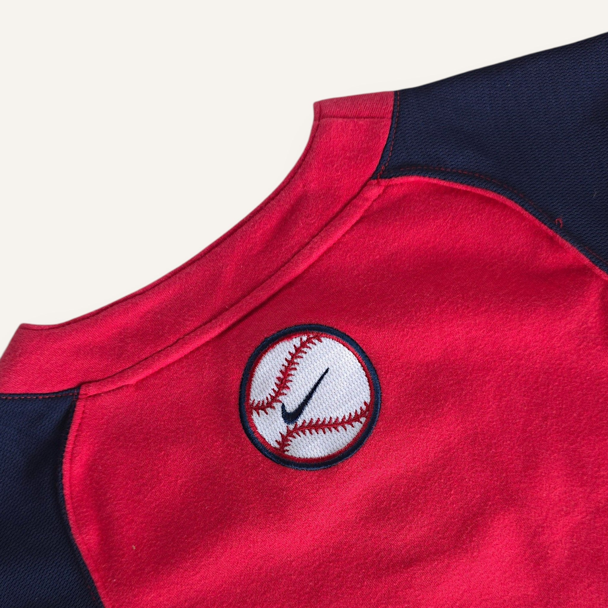 Y2K Red Nike Baseball Romper (2T)