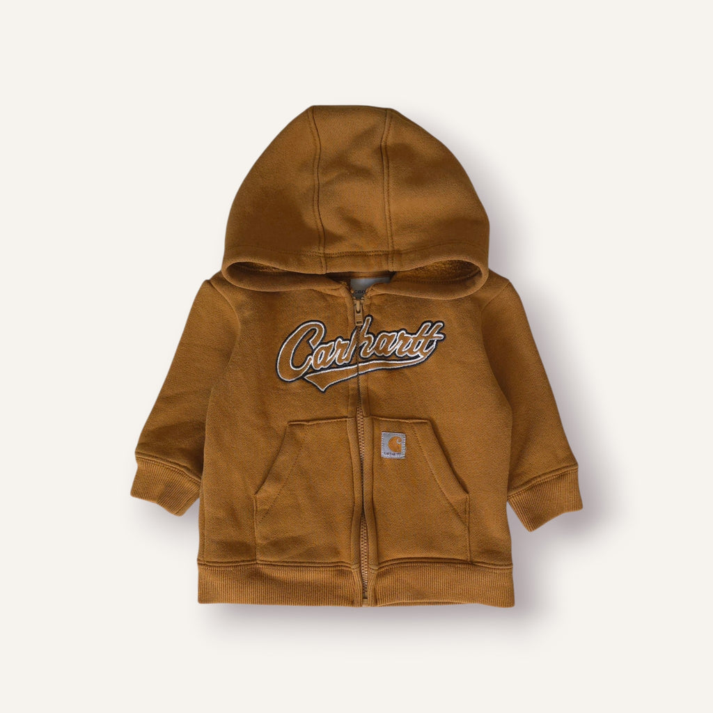 Classic Carhartt Tan Zip-up Hoodie (6M)