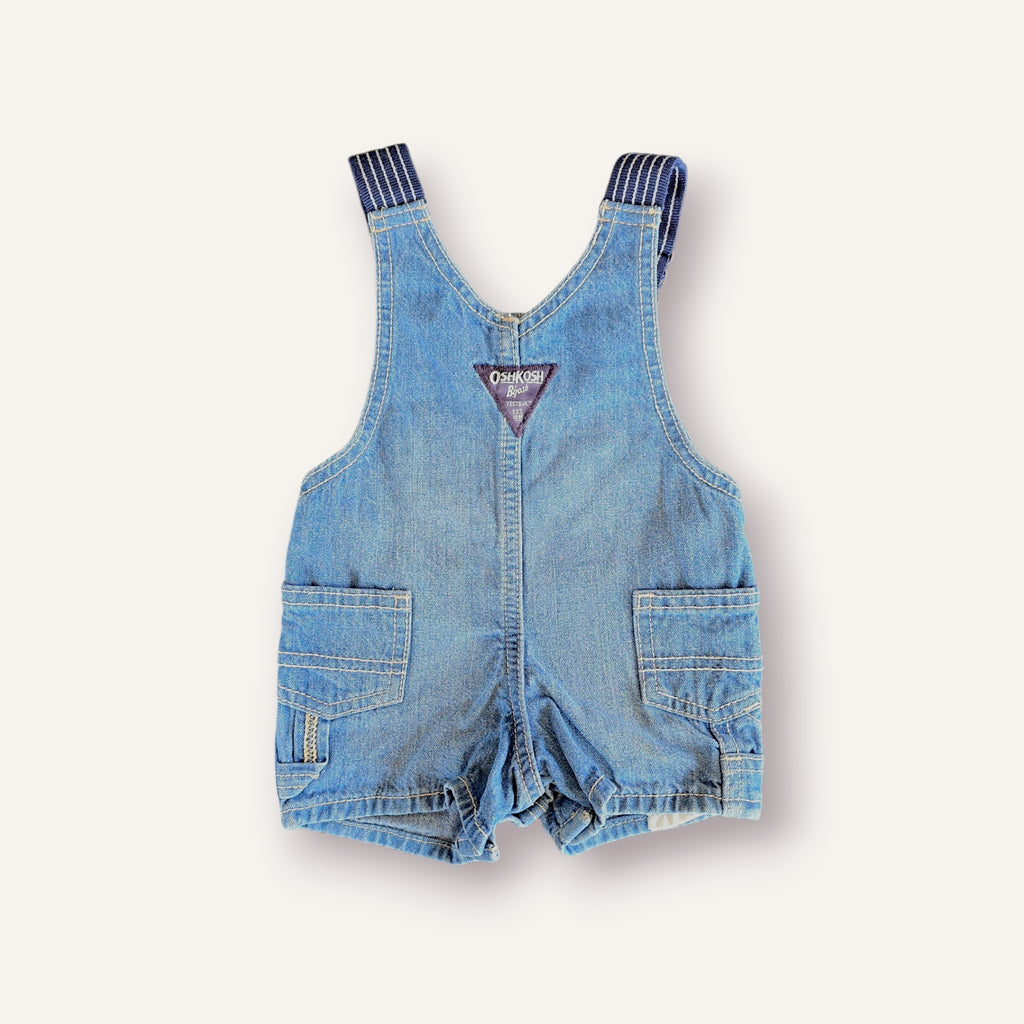 Oshkosh Denim Baby Shortalls (0/6M)