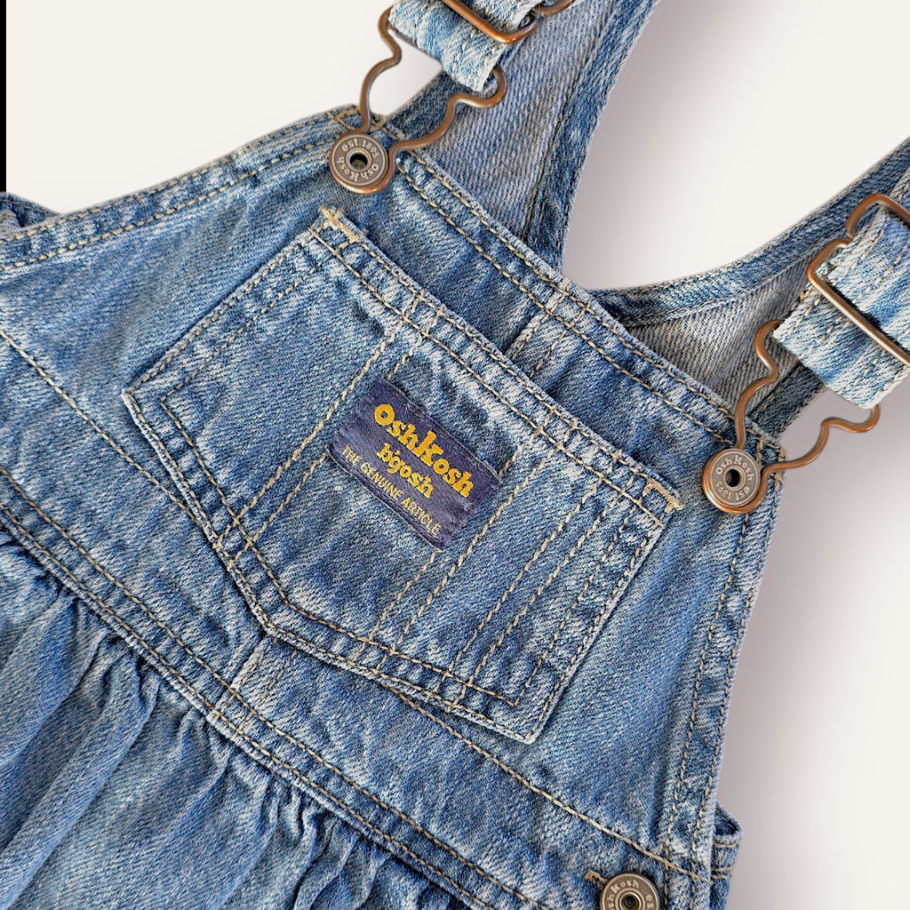 Oshkosh Denim Pinafore Dress (18/24M)