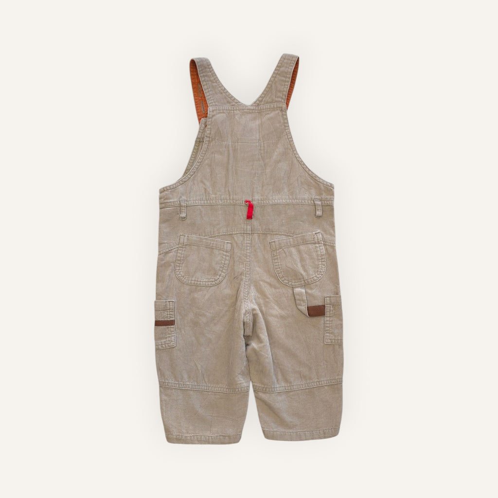 Y2K Nike Earthy Corduroy Full-Length Overalls (2T)
