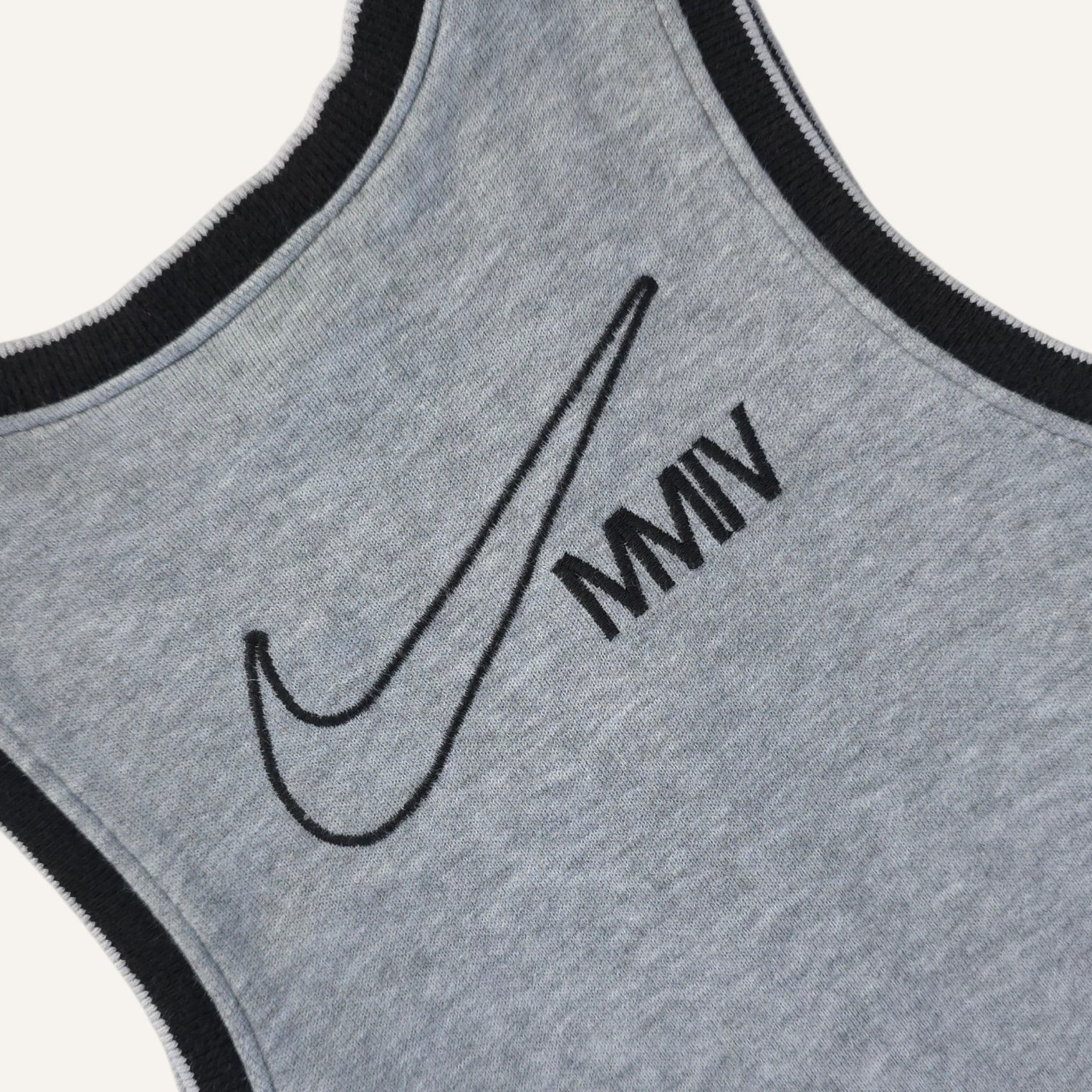 2004 Grey and Black Nike Romper (2T)