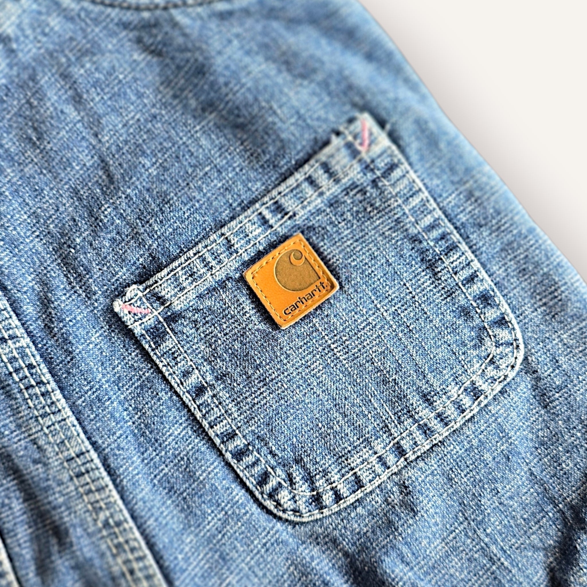 Carhartt Flower Embroided Denim Bubble Shortalls (2T)