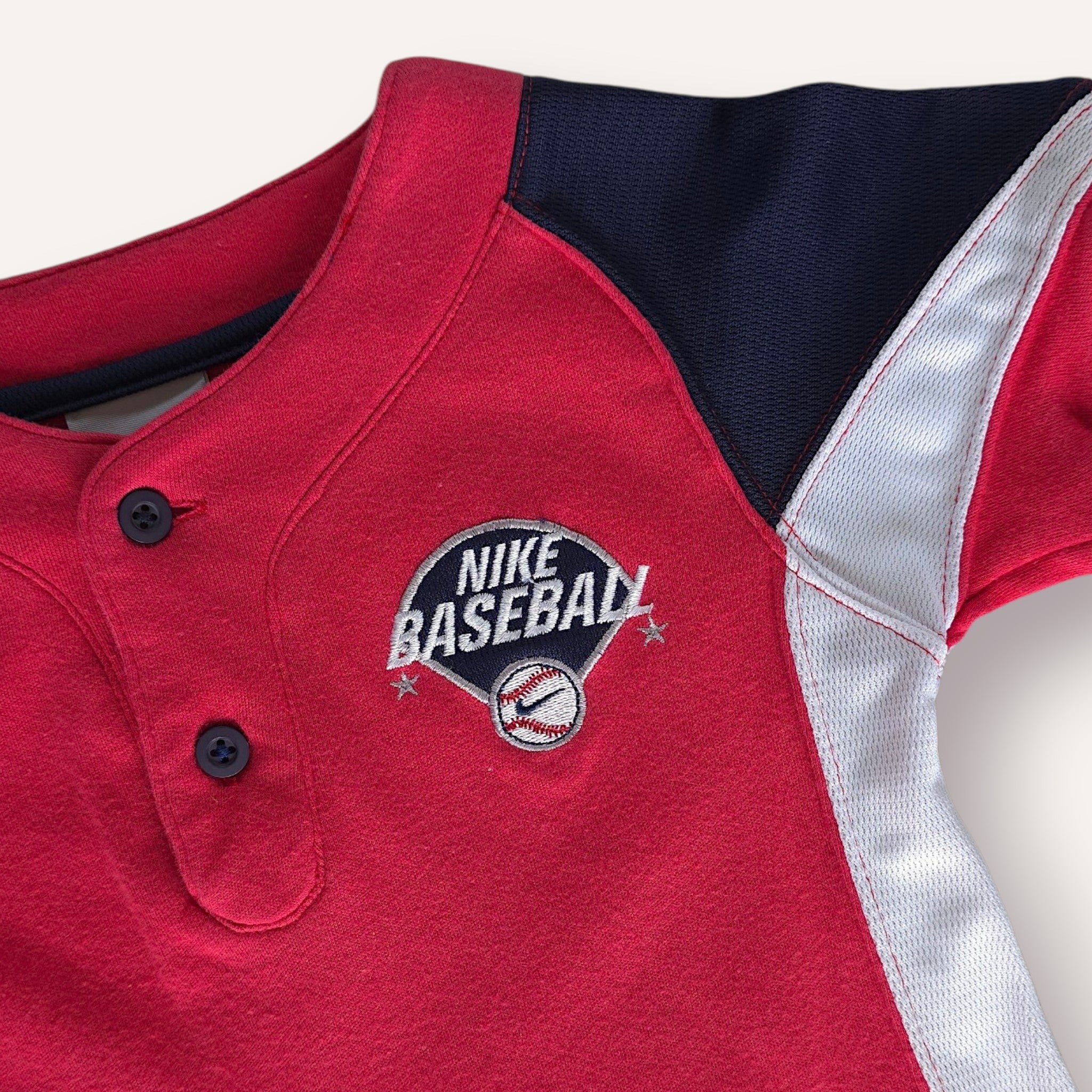 Y2K Red Nike Baseball Romper (2T)