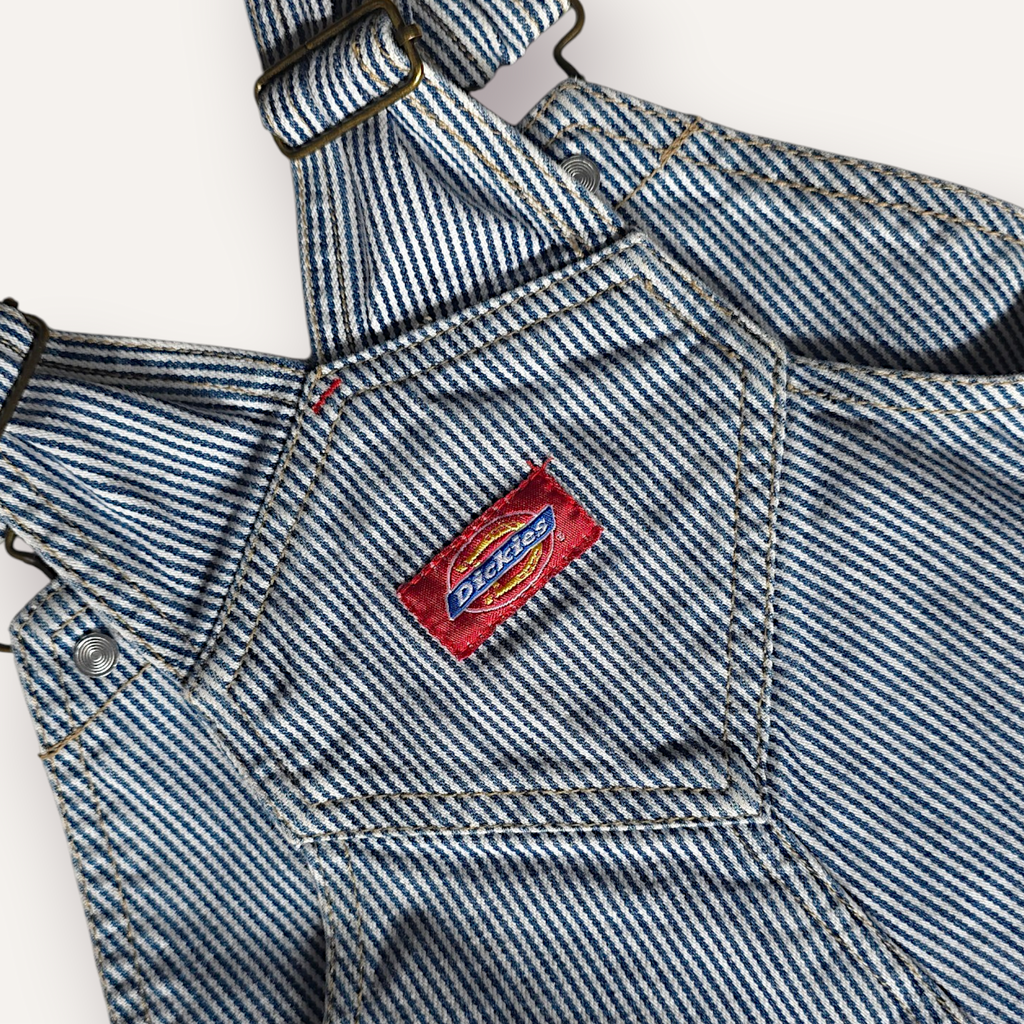 Vintage Dickies Pinstripe Overalls (2T)