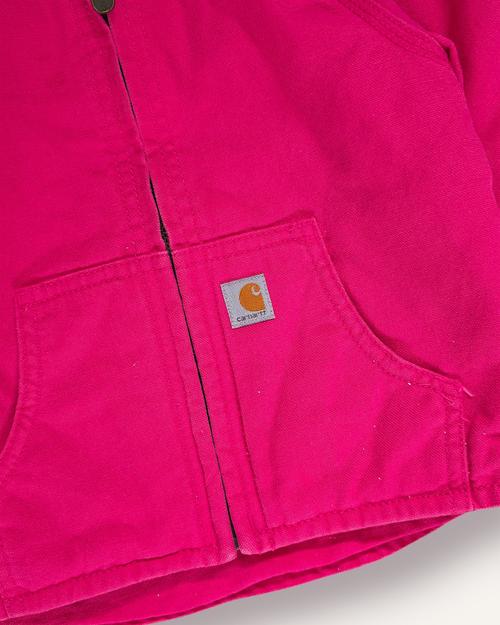 Bright Pink Carhartt Sherpa Lined Jacket (18/24M)