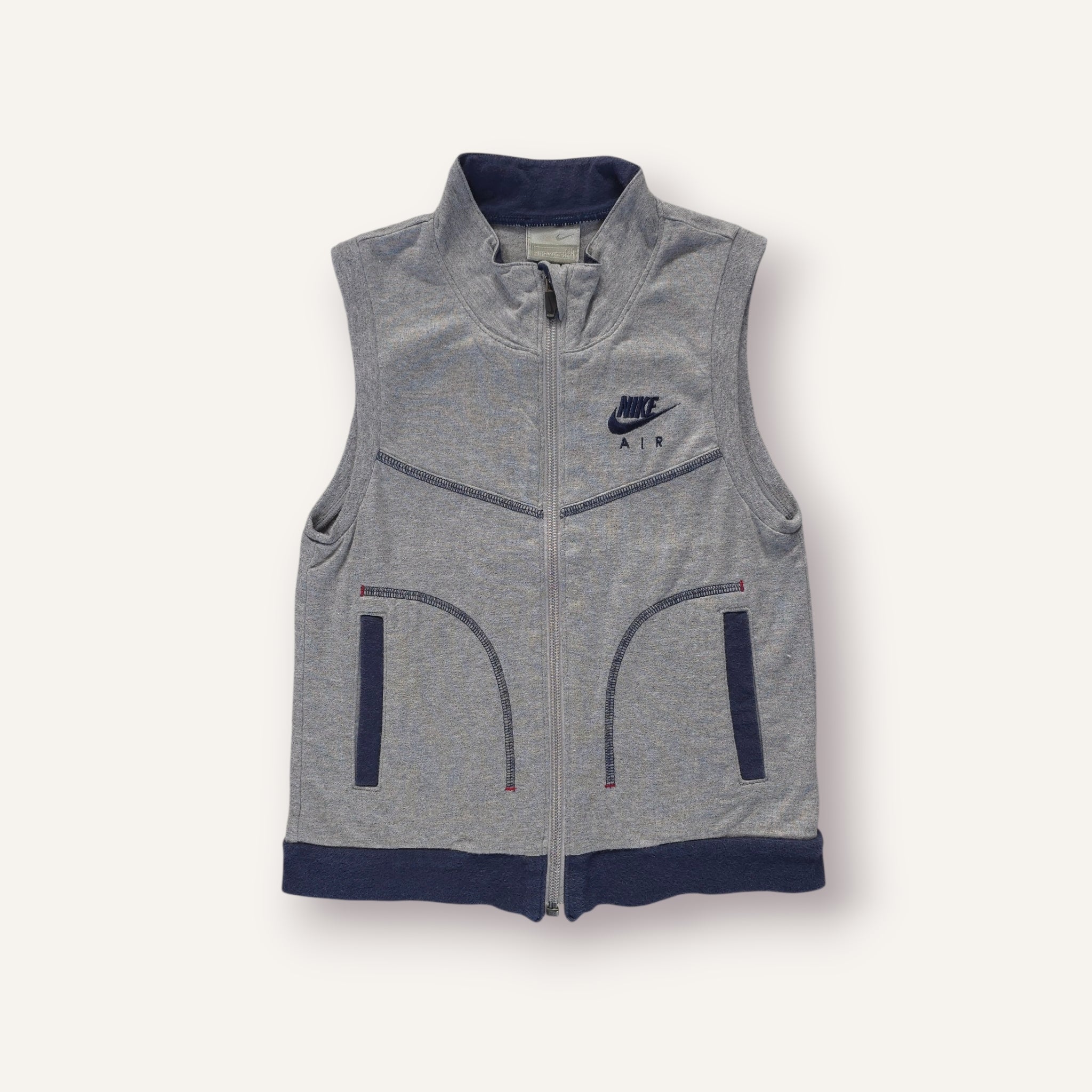 Y2K Grey and Navy Nike Air Vest (5/6)