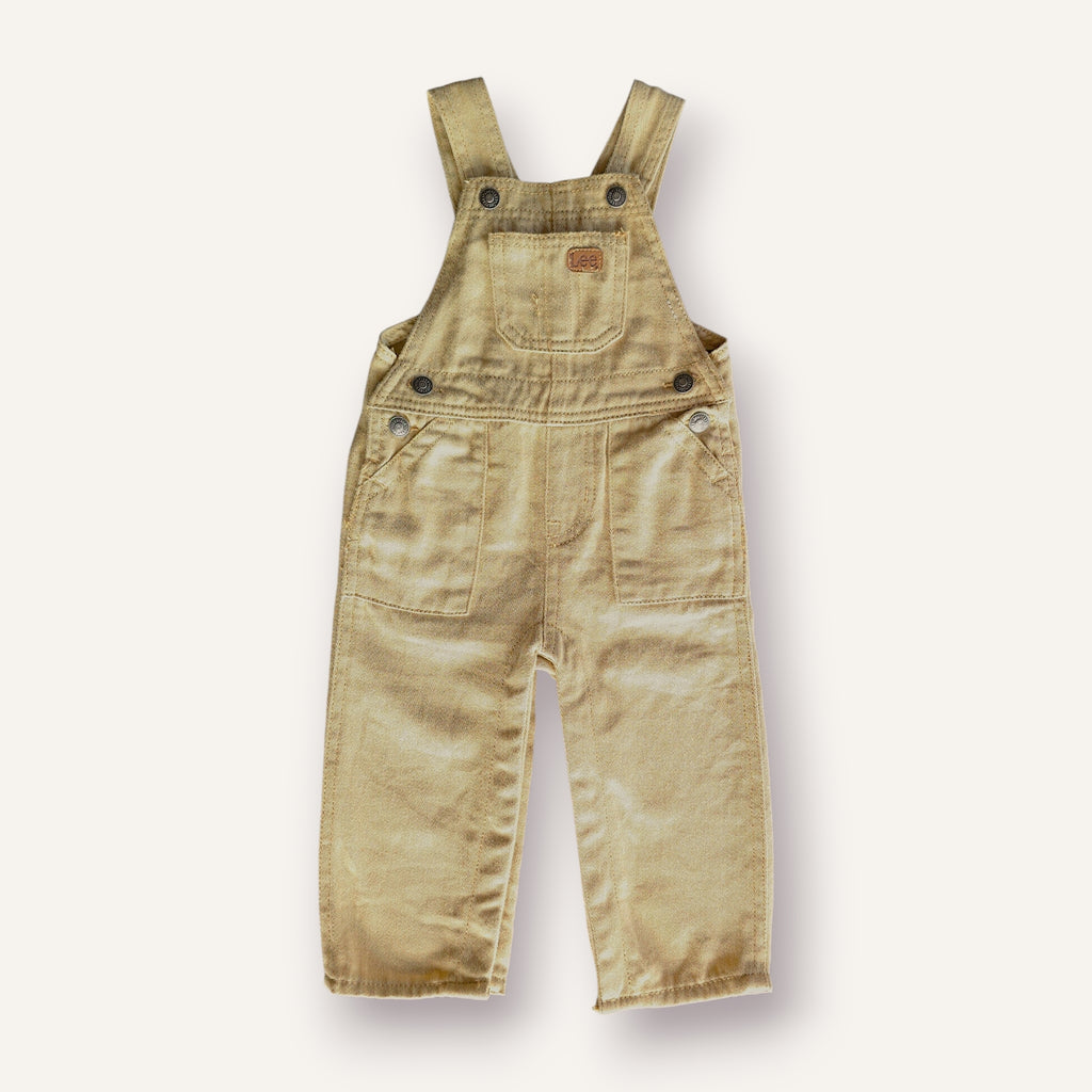 Lee Beige Overalls (12M)