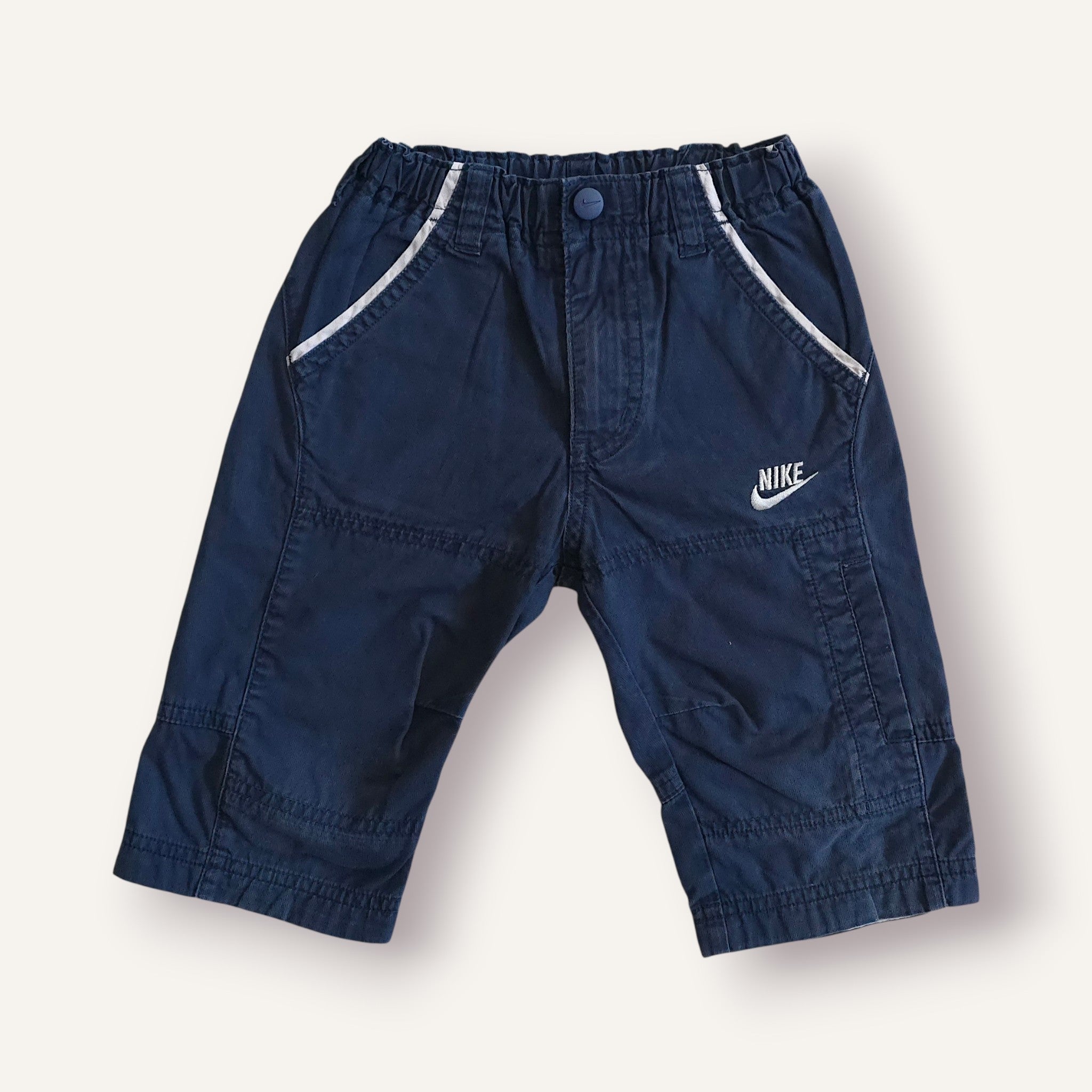 Y2K Nike Navy Pants w White Details (3T)