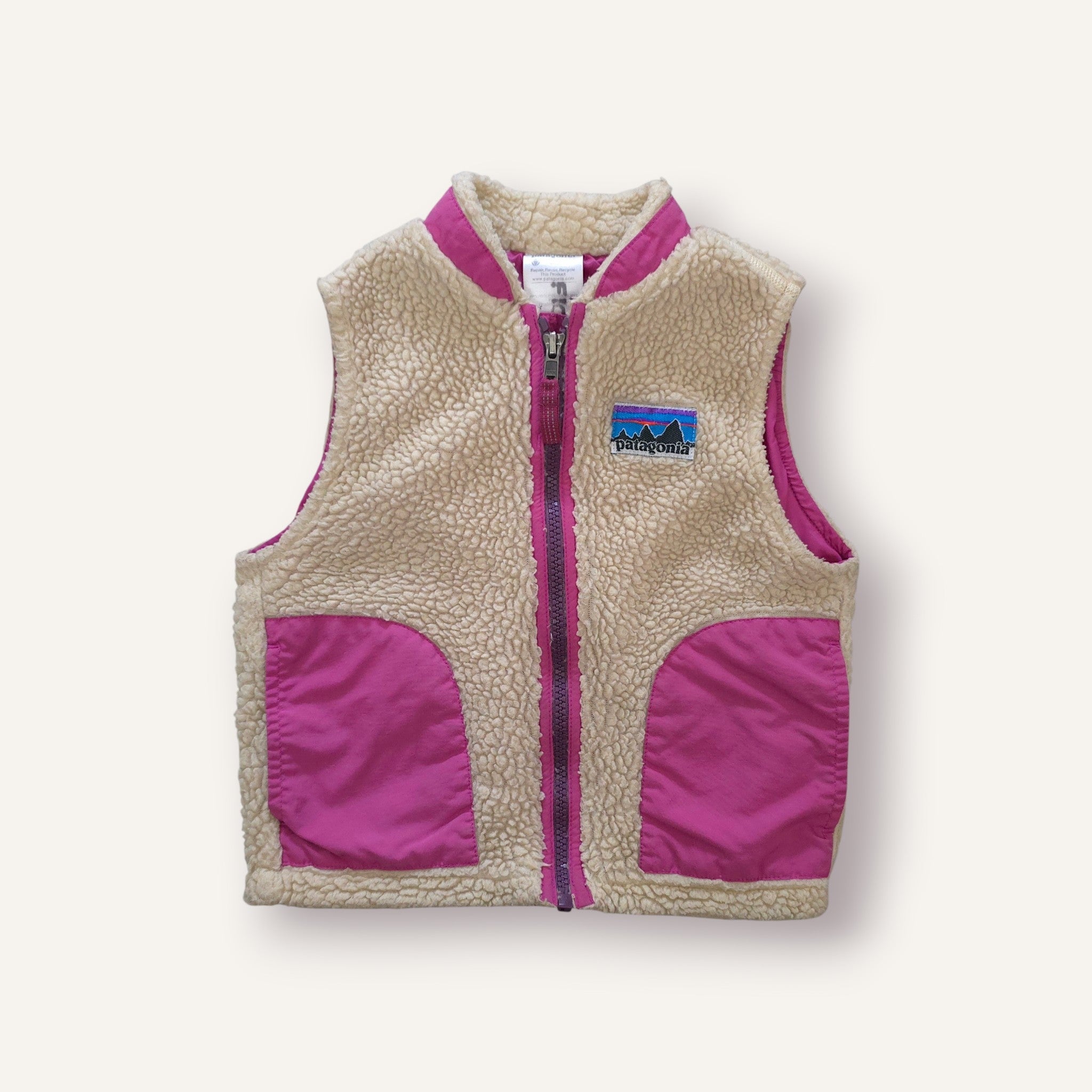 Patagonia Sherpa and Magenta Vest (3T)