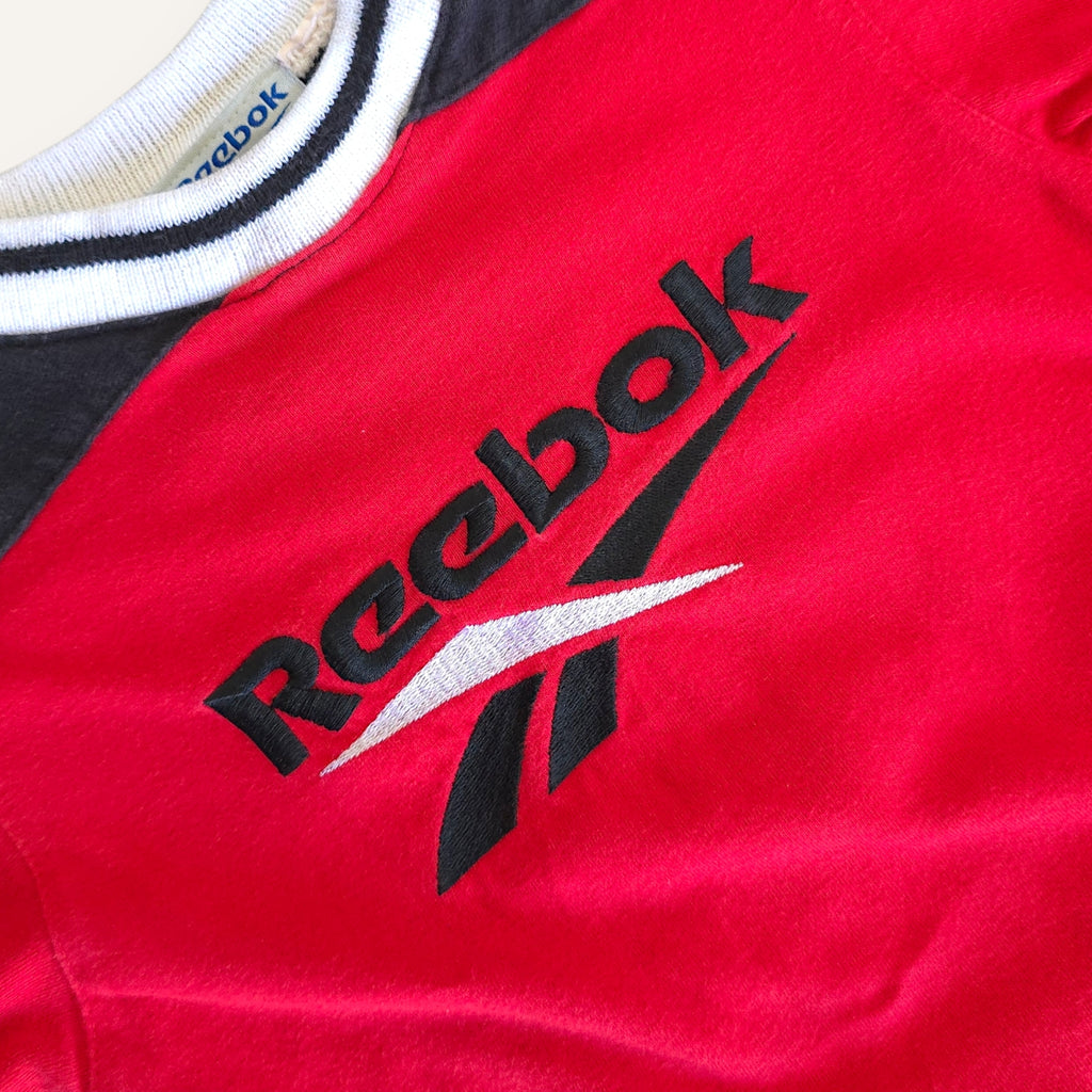 Vintage Reebok Red Romper (2T)
