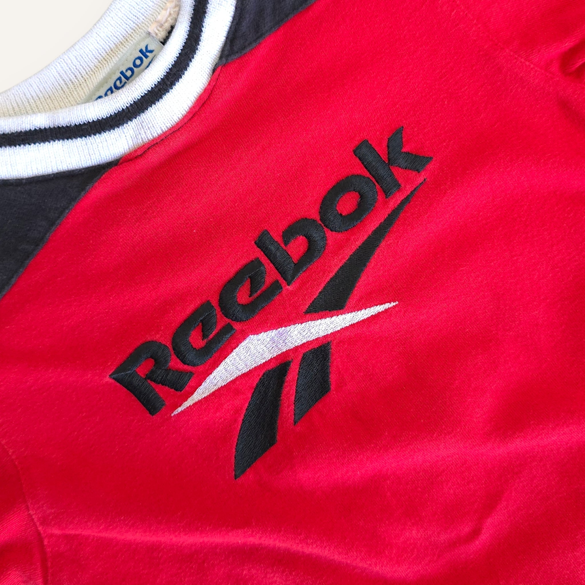 Vintage Reebok Red Romper (2T)