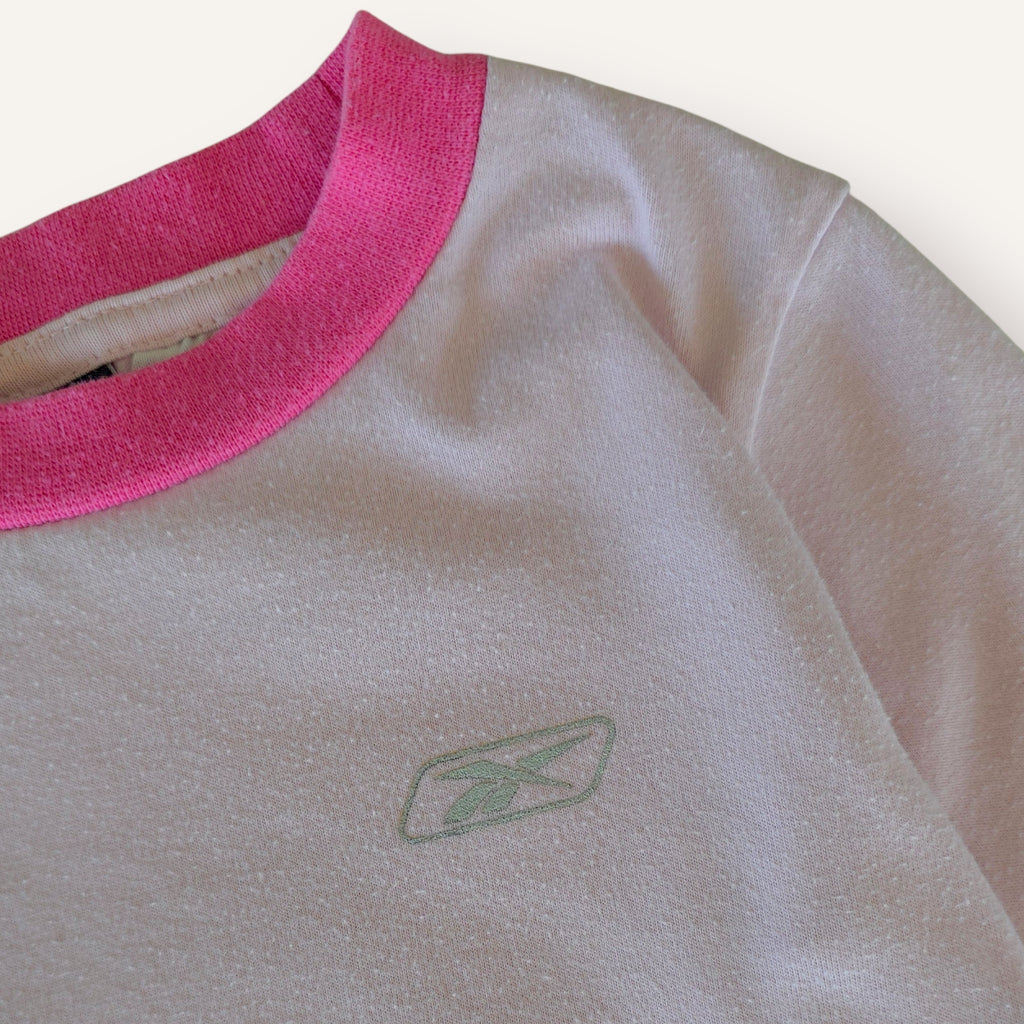 Vintage Reebok Baby Pink Long Sleeve (18/24M)