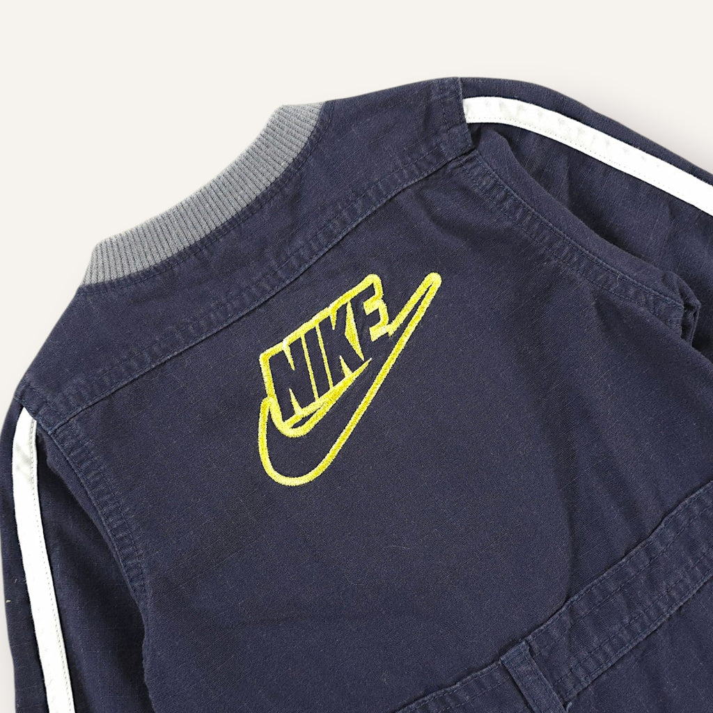 Y2K Nike Navy w Yellow Branding Boilersuit (1-2T)