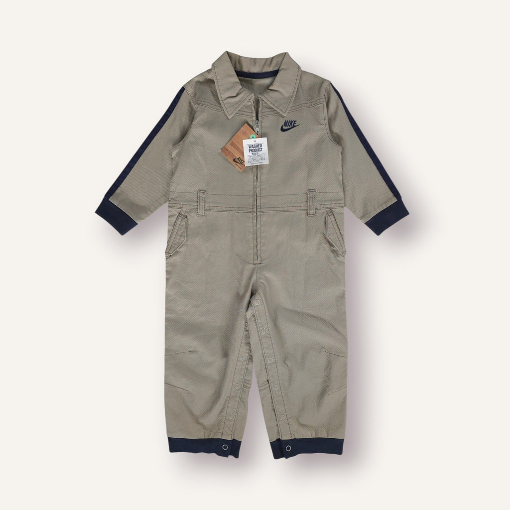 Y2K Nike Grey w Navy Detailing Boilersuit (BNWT) (2T)