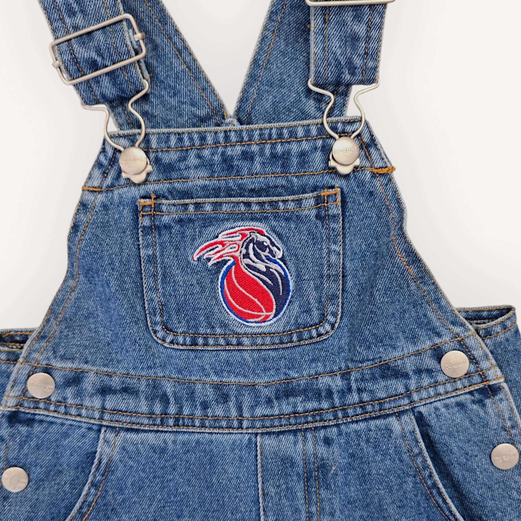 NBA Pistons Reebok Overalls (BNWT) (18/24M)