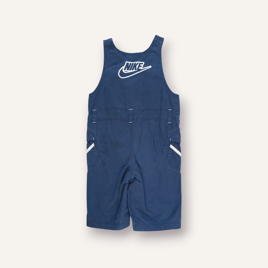 Y2K Navy and Concrete Nike Overalls (2T)