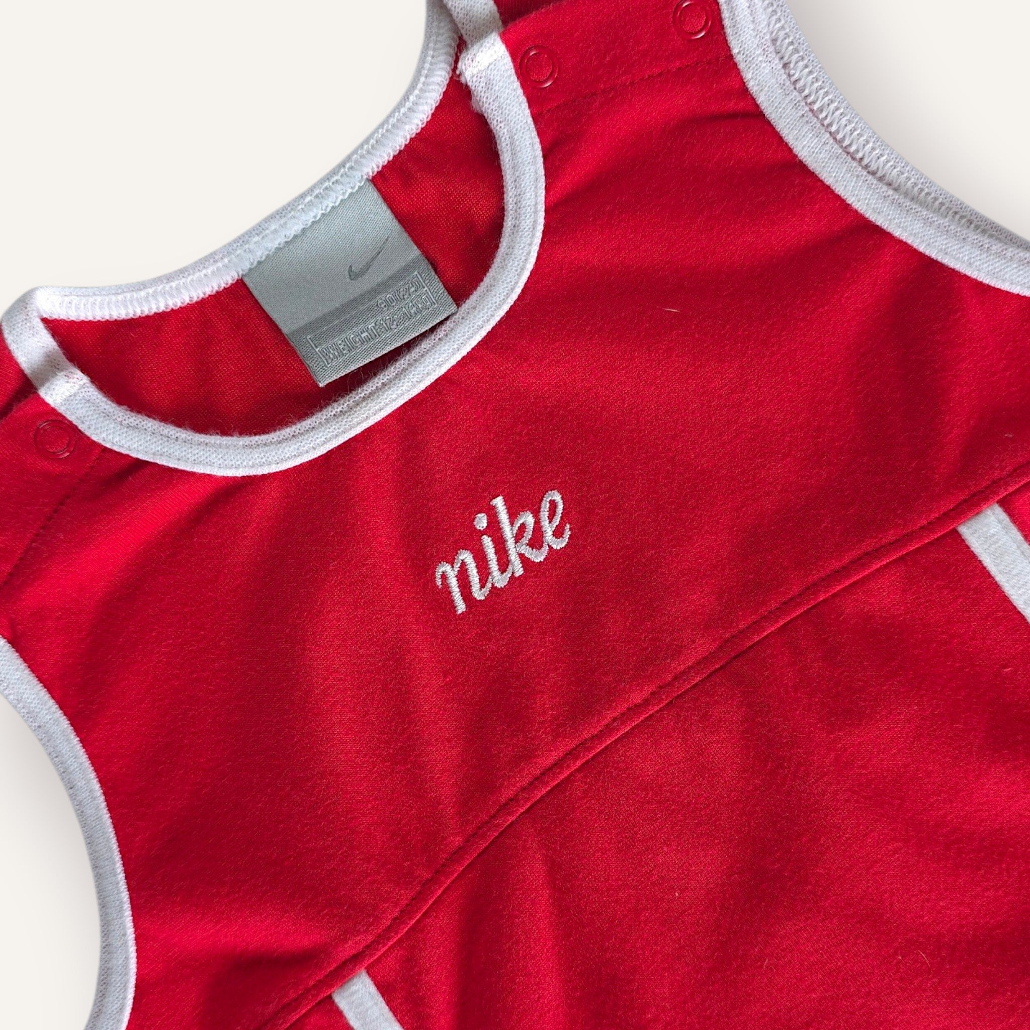 Y2K Red and White Nike Dress (2T)