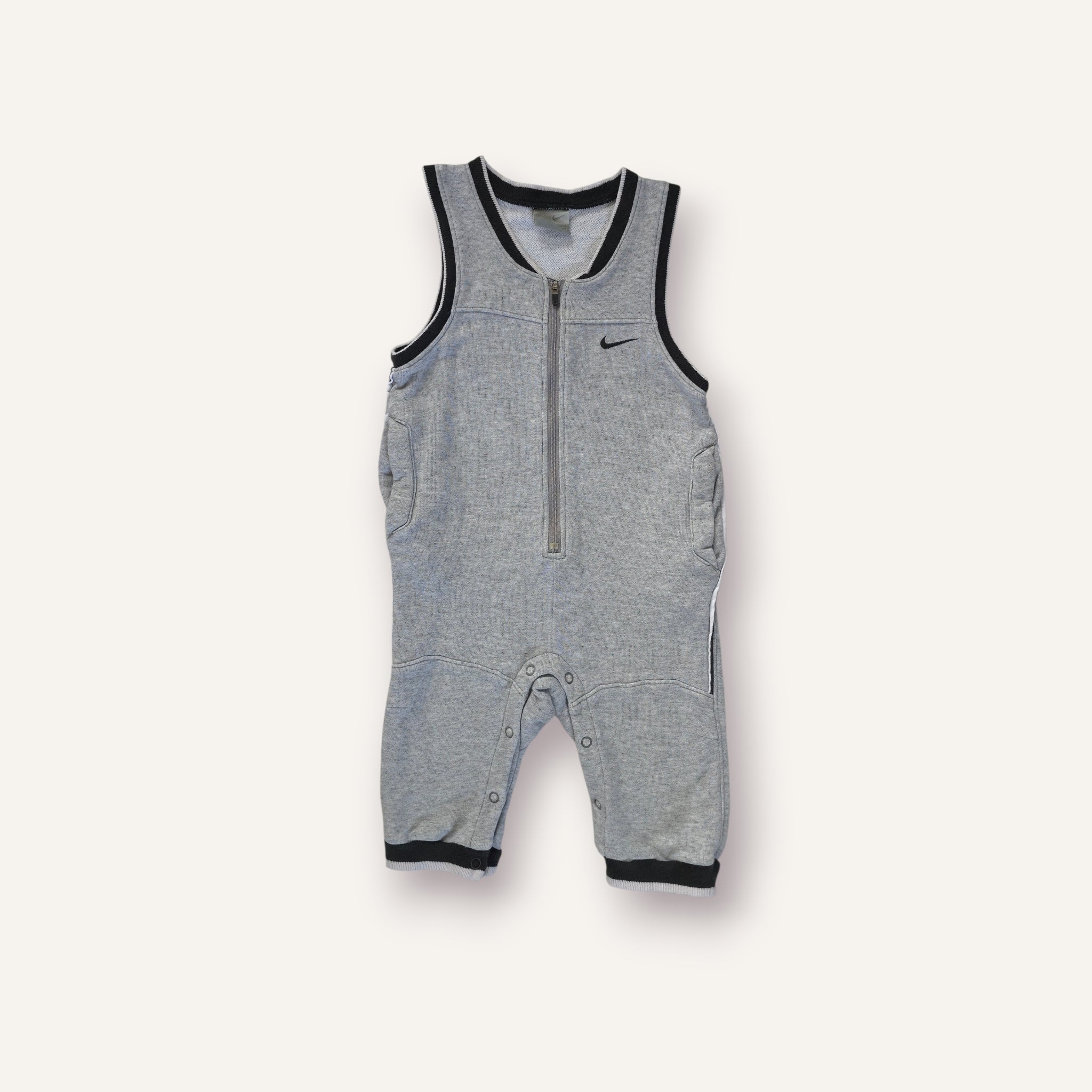 2004 Grey and Black Nike Romper (2T)