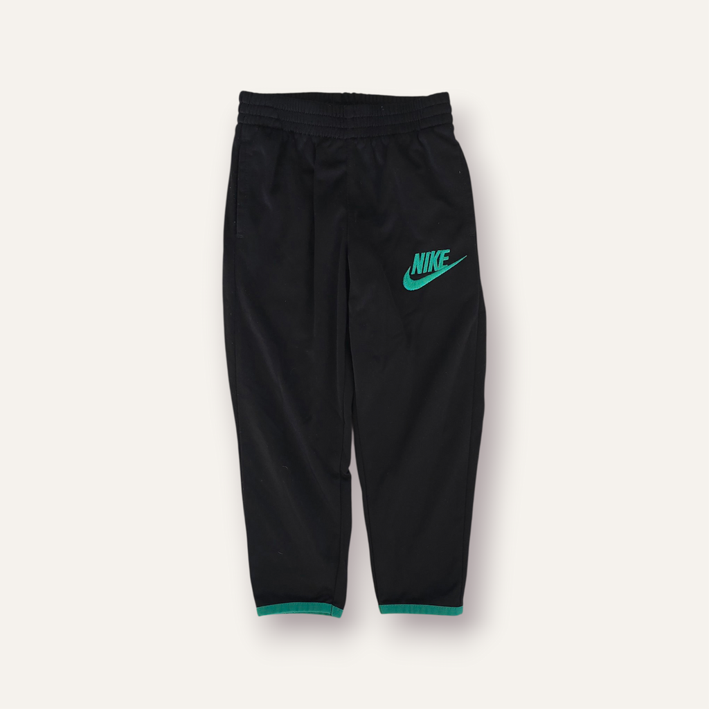 Black & Green Nike Tracksuit Set (2T)