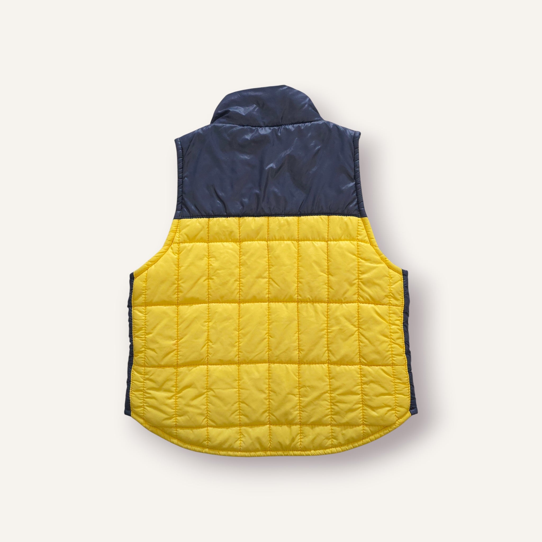 Y2K Nike Grey, Yellow and Navy Reversible Vest (3T)