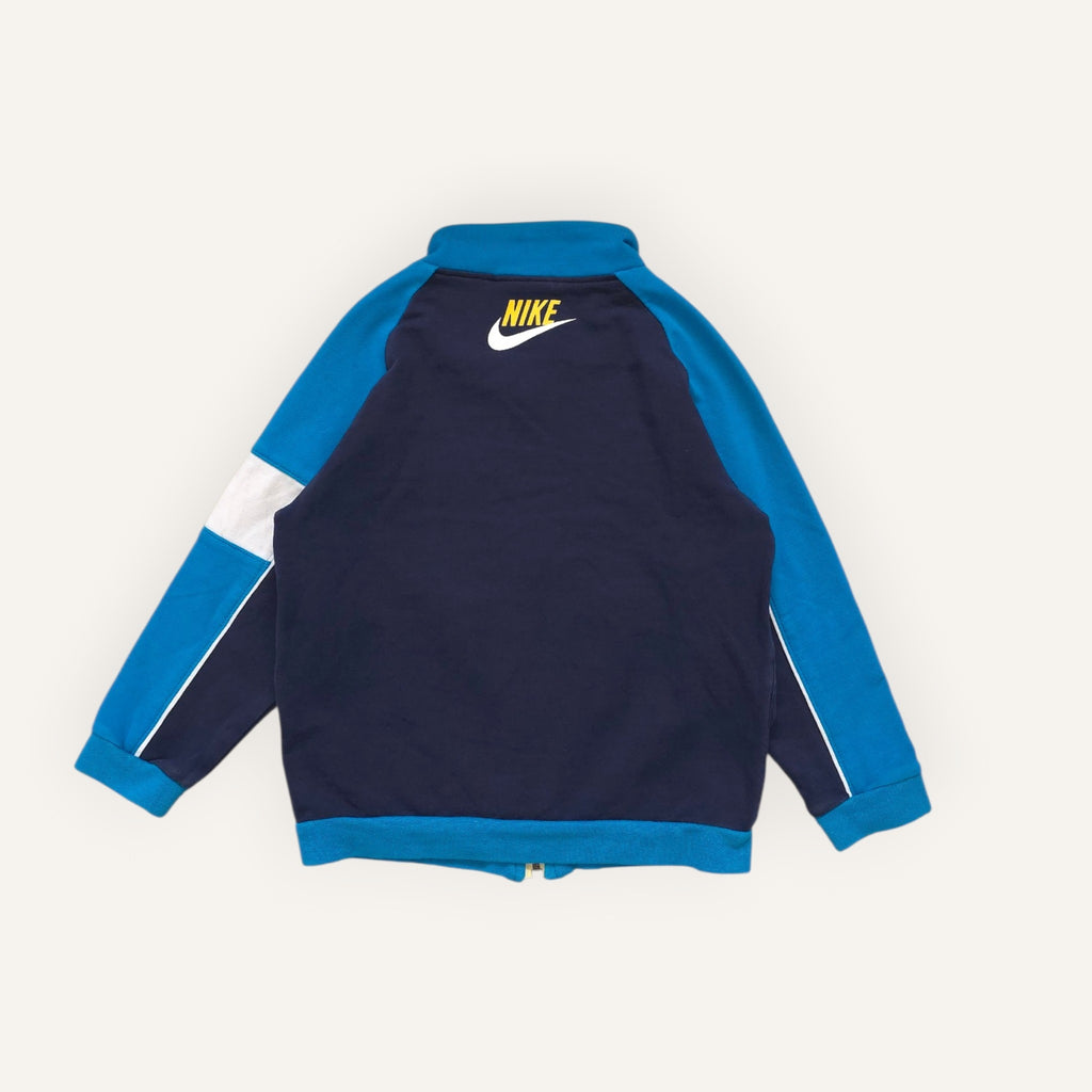 Y2K Turquoise, Navy and Yellow "Nike" Track Jacket (2T)