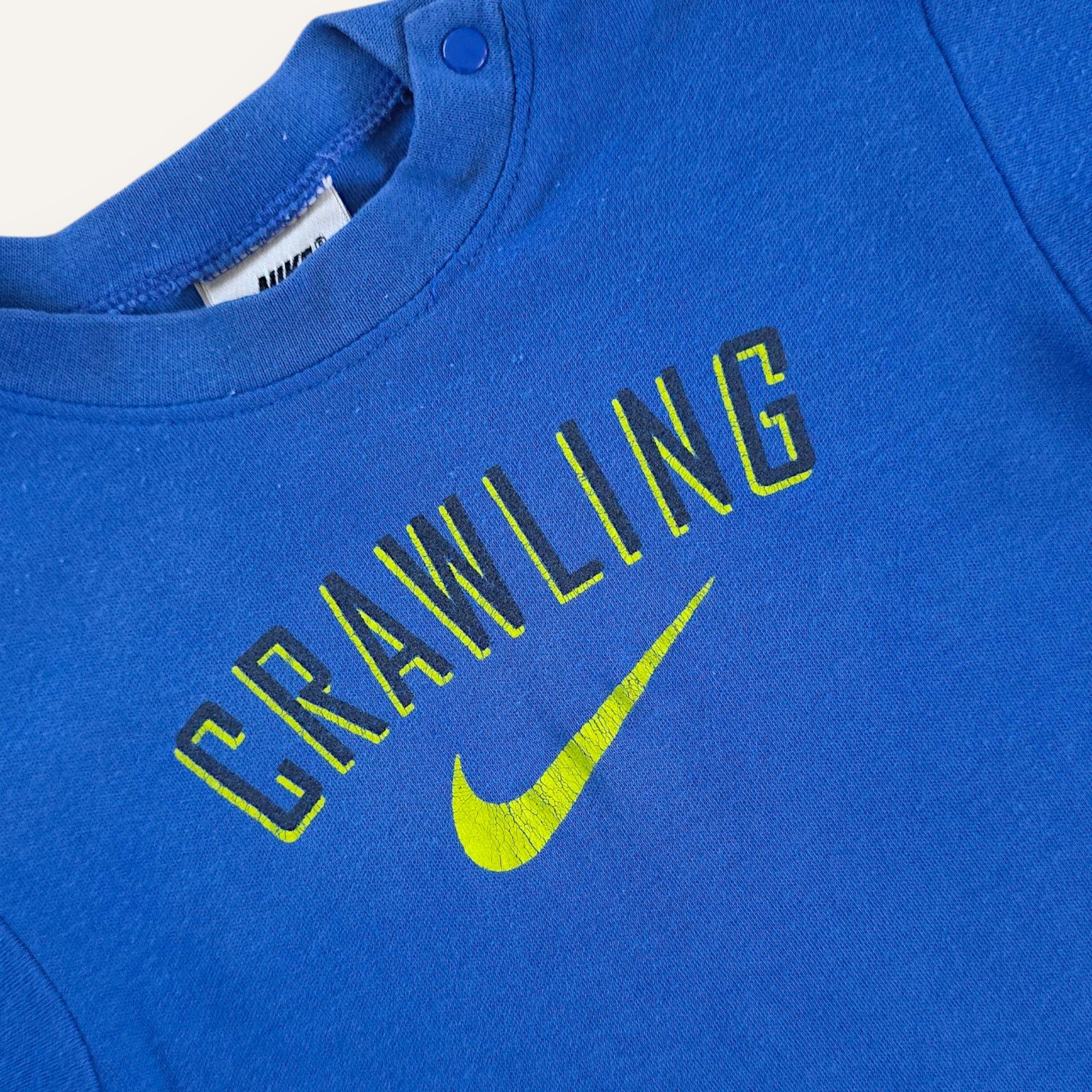 90s Nike Blue Crawling Romper (18/24M)