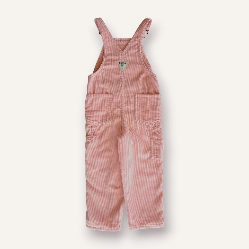 OshKosh Corduroy Pink Overalls (4T)
