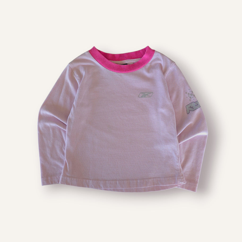 Vintage Reebok Baby Pink Long Sleeve (18/24M)