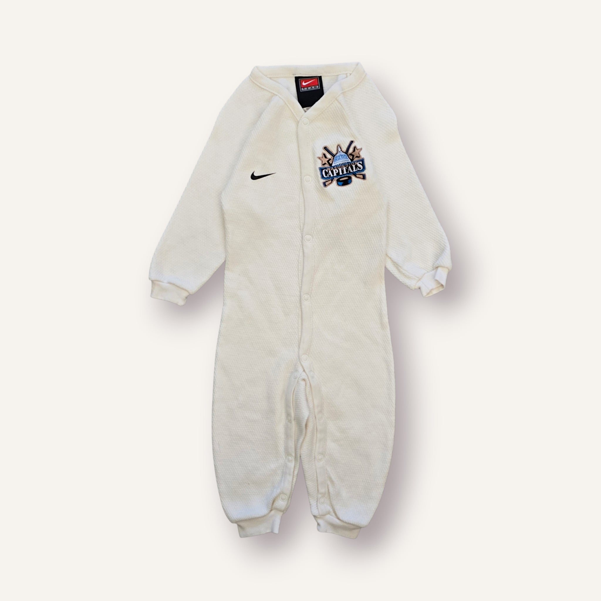 Vintage MLB Washington Capitals Nike Sports Onesie (18/24M)
