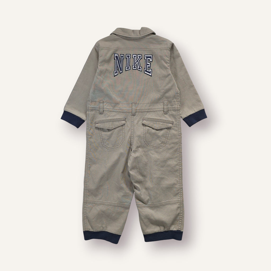 Y2K Nike Grey w Navy Detailing Boilersuit (BNWT) (2T)