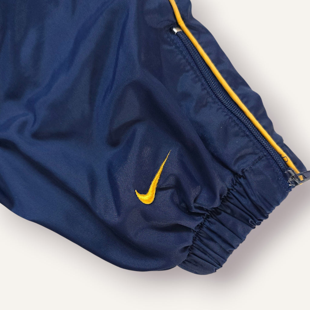 90s Nike Navy and Gold Windbreaker Pants (18/24M)