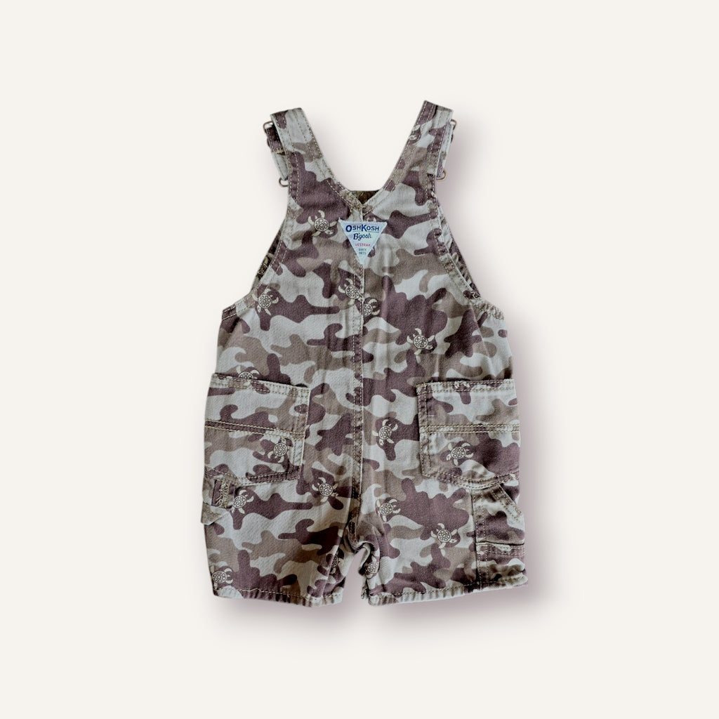 Oshkosh Camo Turtle Shortalls (6/12M)