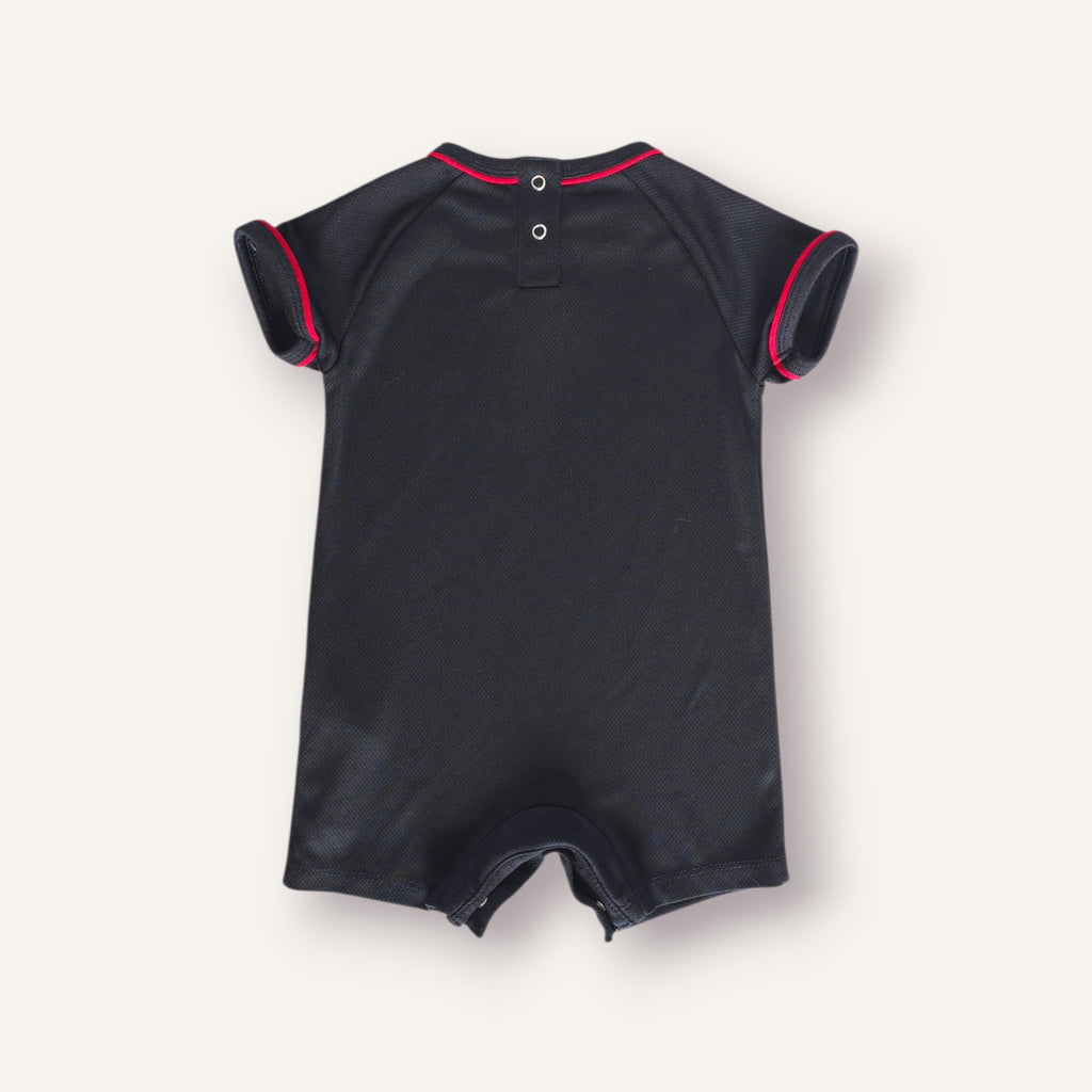 Black and Red Jordan Romper (6/12M)