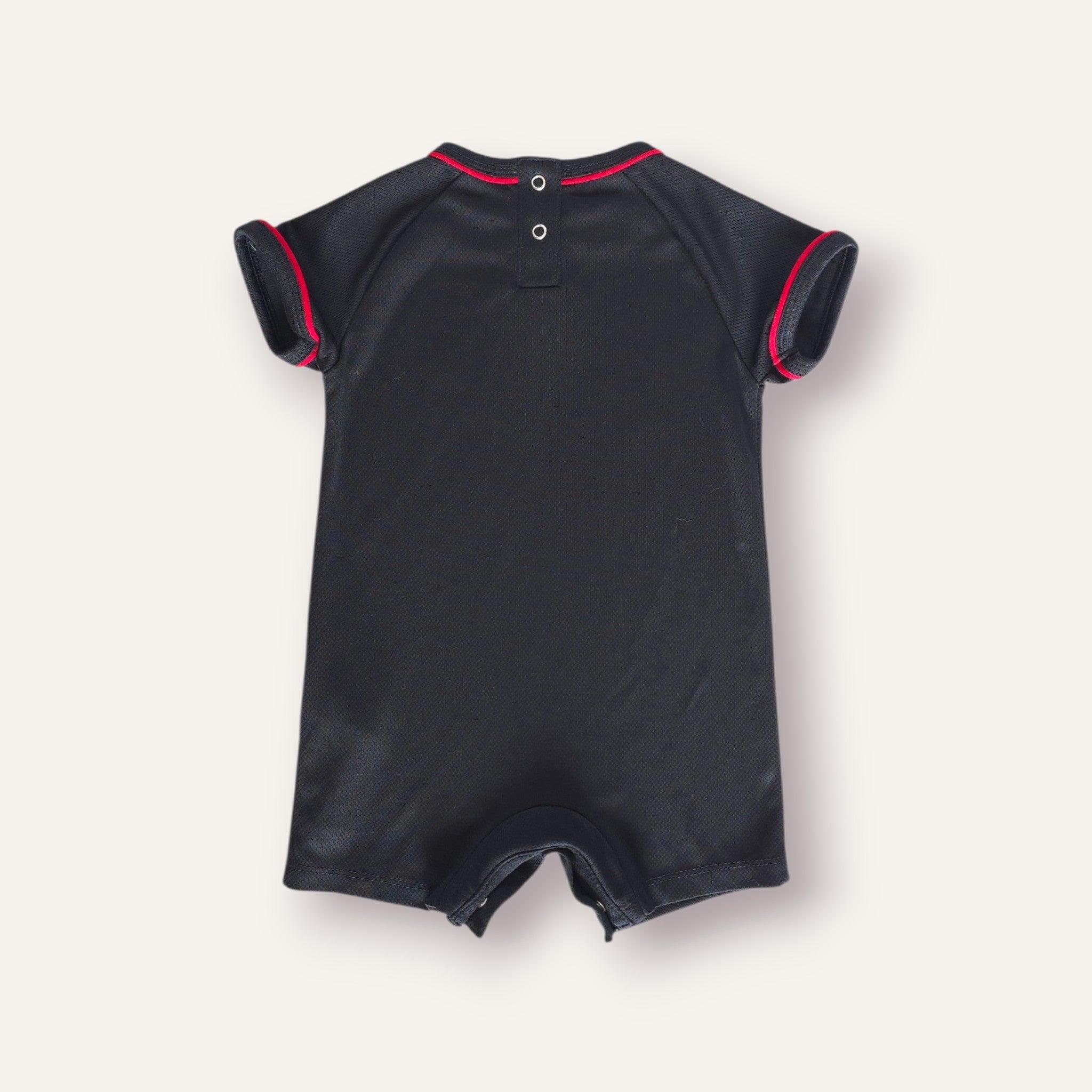Black and Red Jordan Romper (12M)