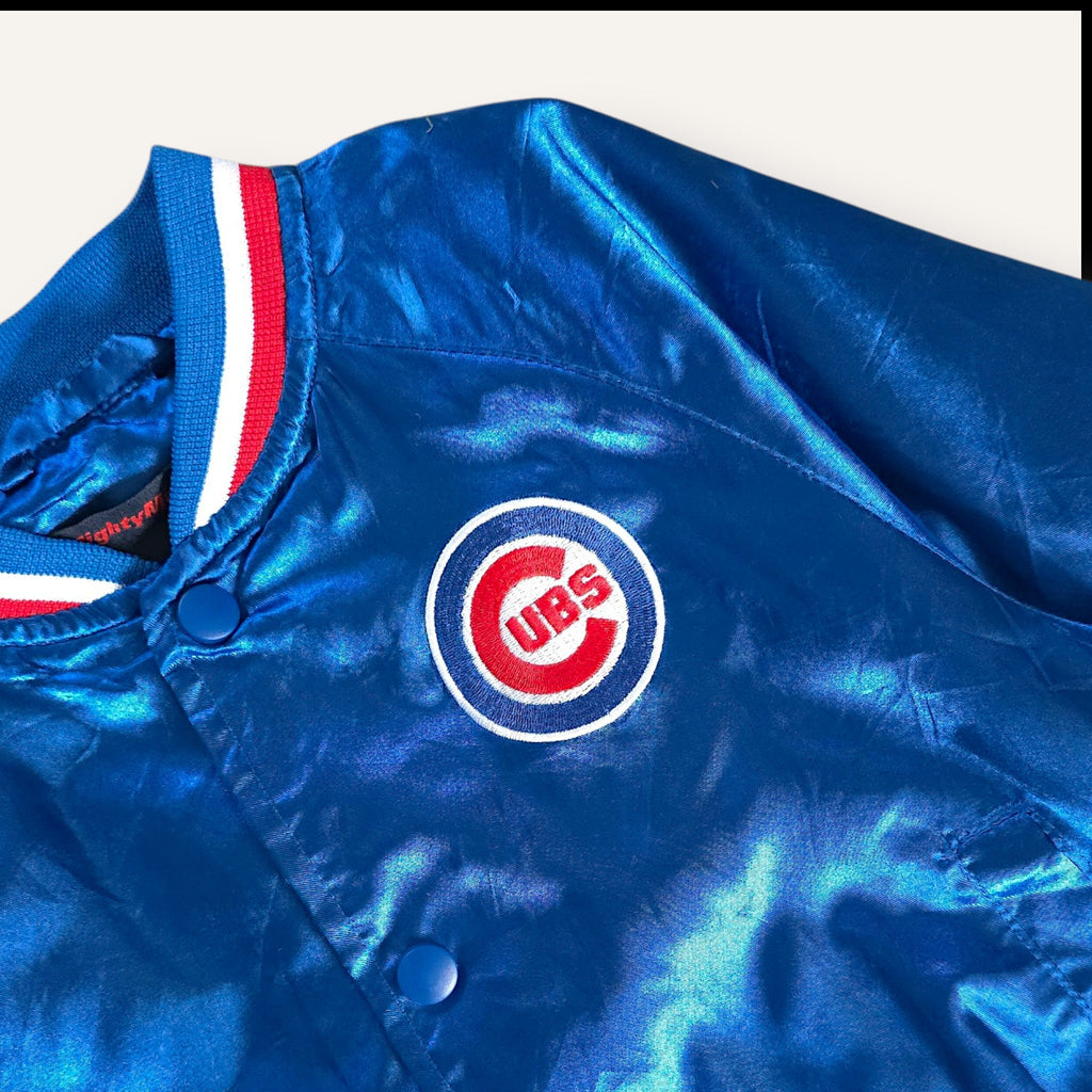 MLB Mighty-Mac Cubs Satin Bomber Jacket (3T)