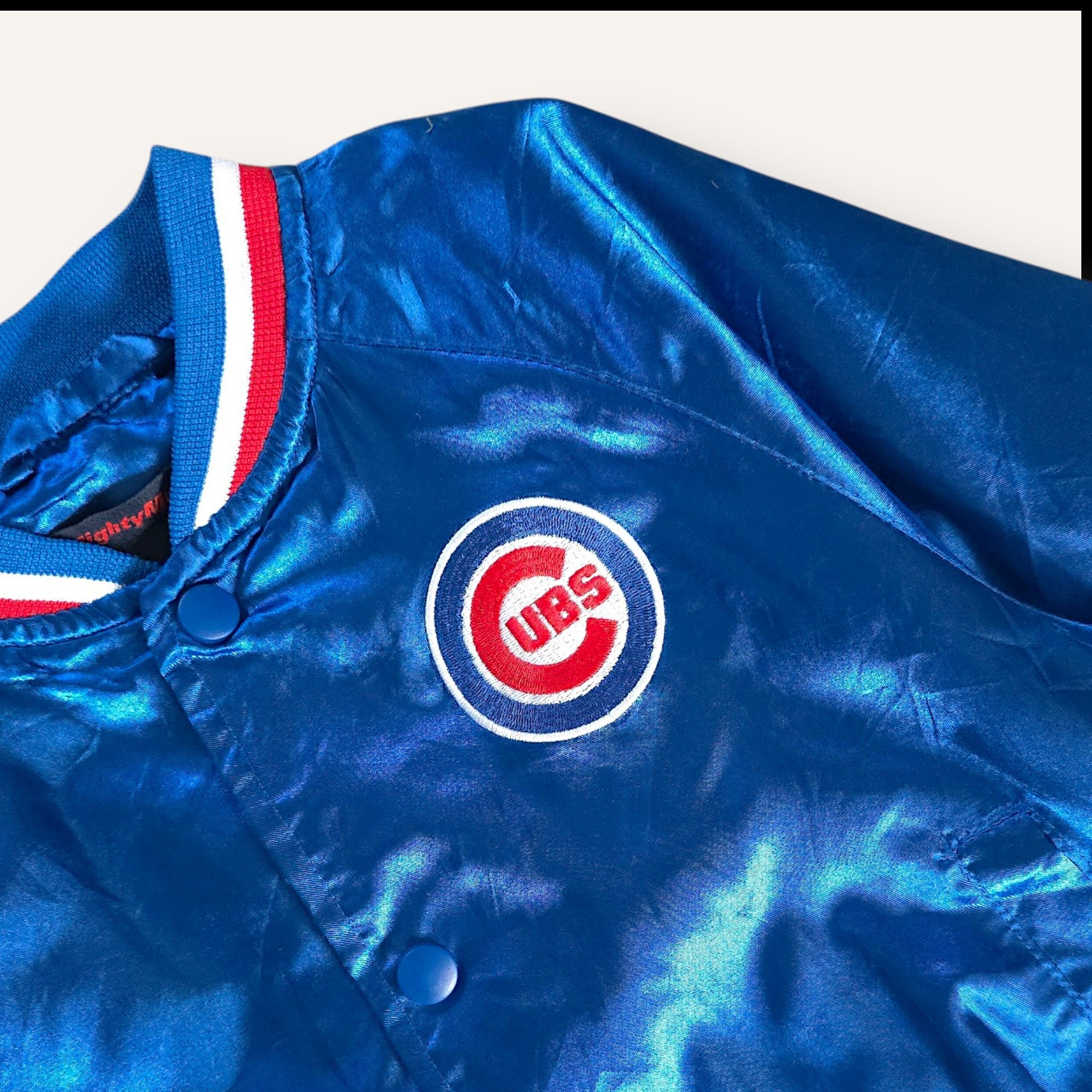 MLB Mighty-Mac Cubs Satin Bomber Jacket (3T)